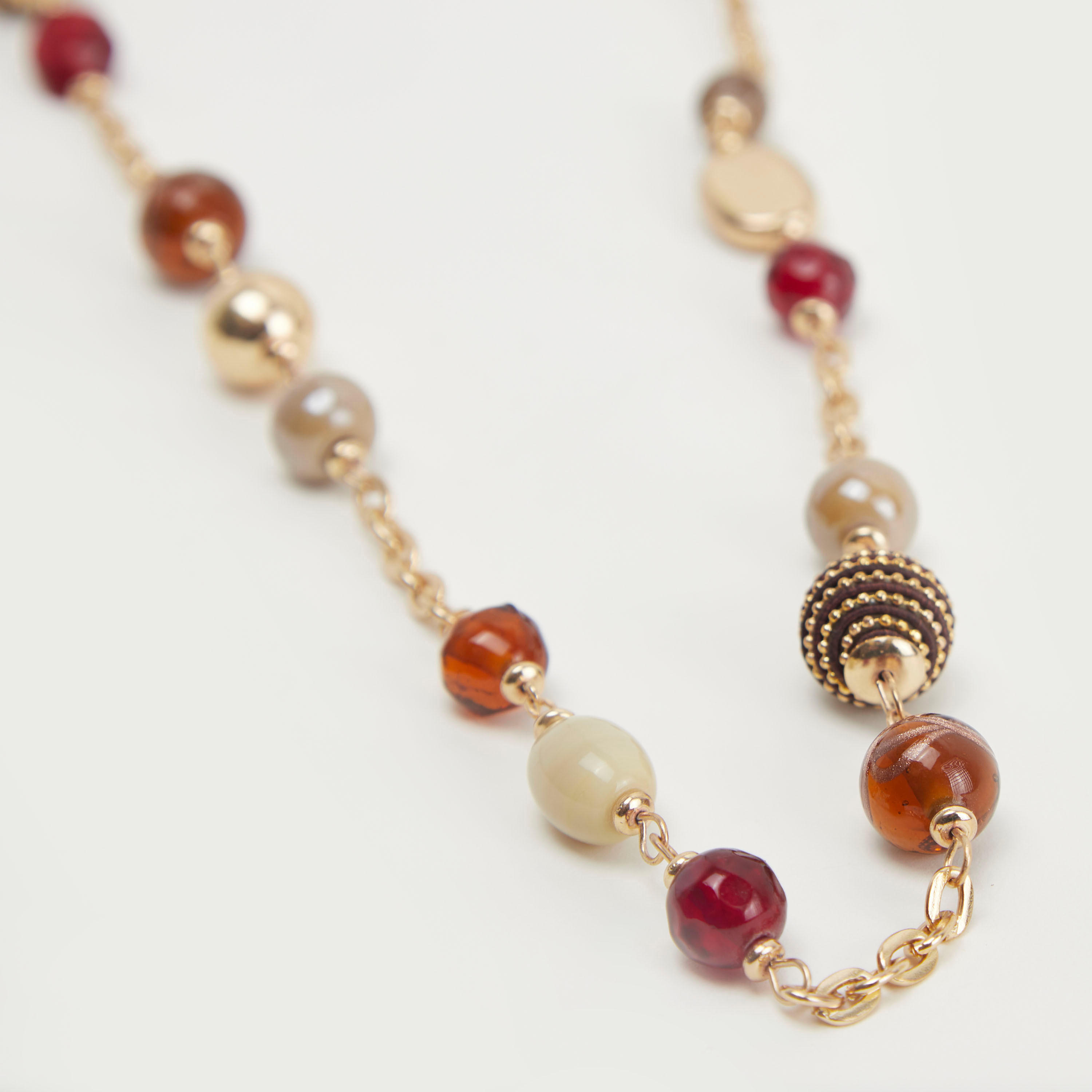 قلادة سلسلة مزينة بالخرز-women-watchesandjewellery-jewellery-necklacesandpendants-image-2