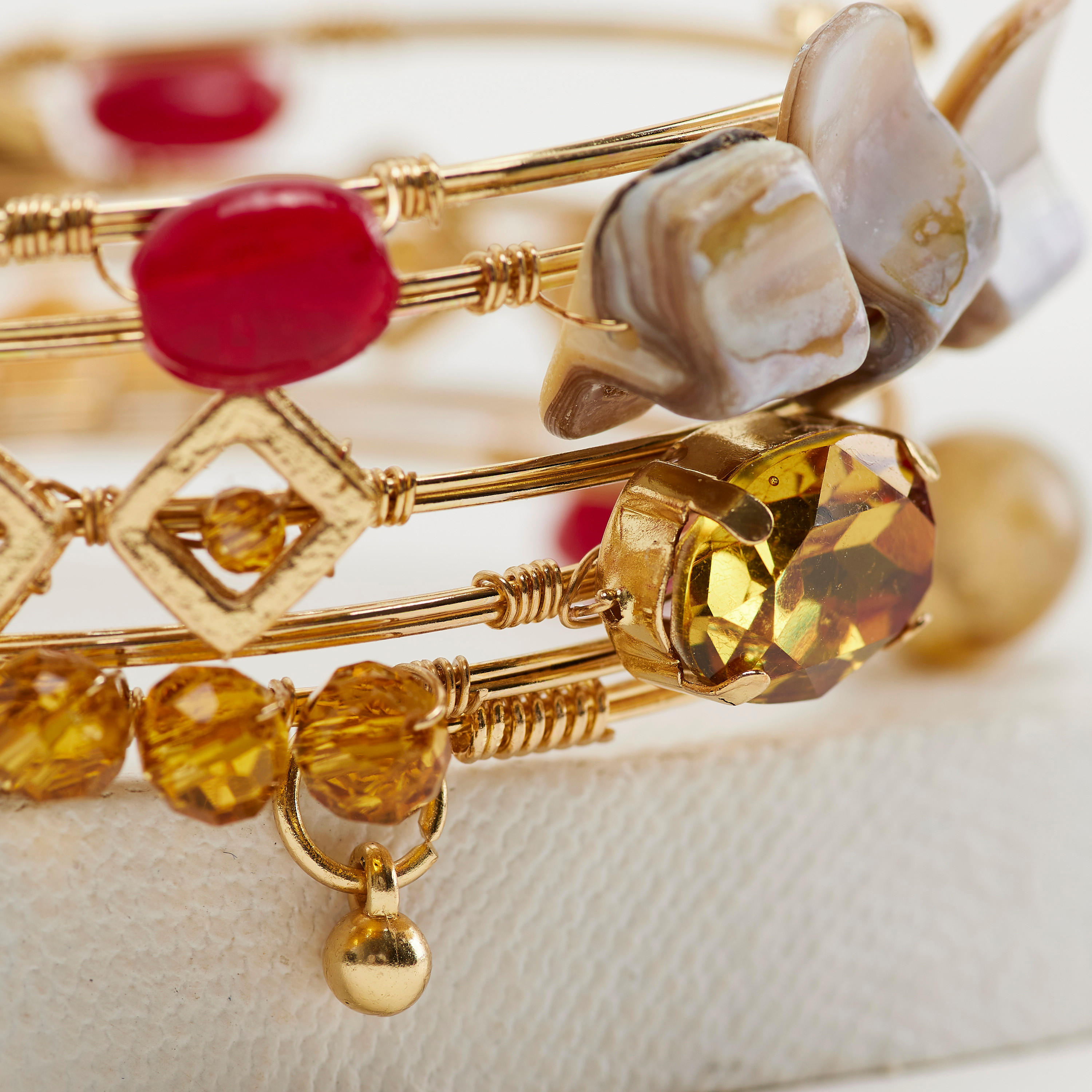 Embellished Spring Bracelet-women-watchesandjewellery-jewellery-banglesandbracelets-image-2