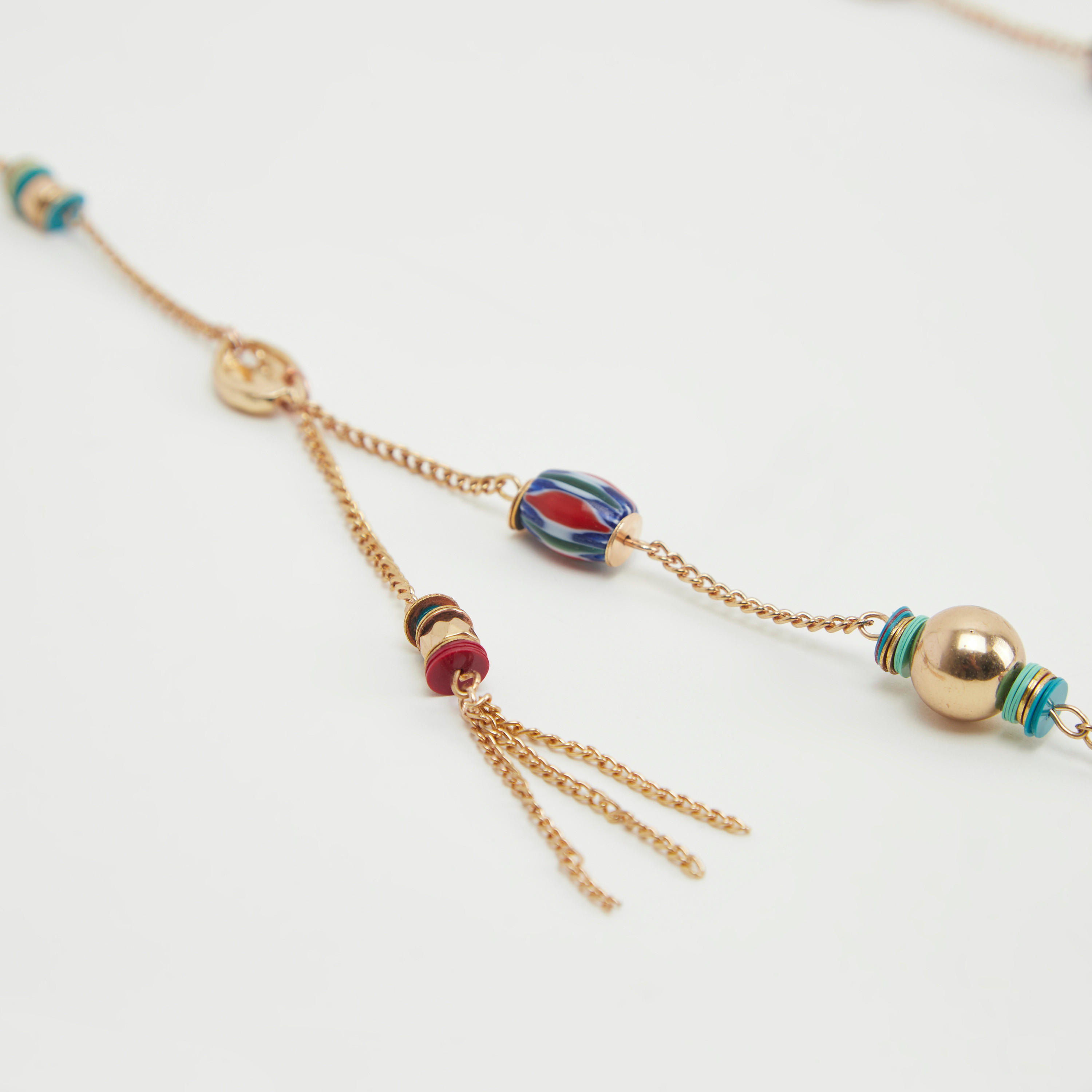 قلادة تشوكر بسلسلة مزيّنة بالخرز ومشبك إغلاق-women-watchesandjewellery-jewellery-necklacesandpendants-image-3