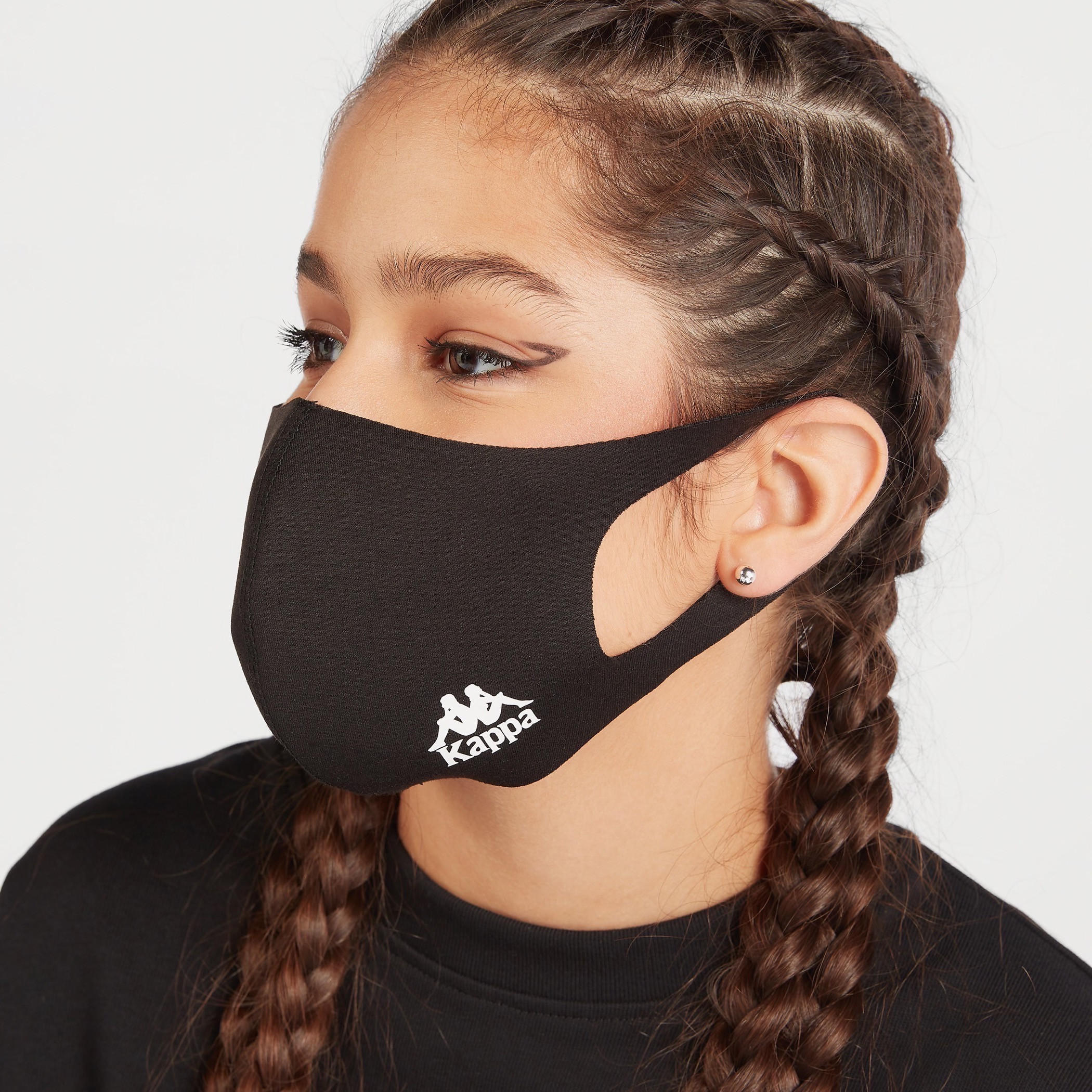 ماسك للوجه سادة بحلقات أذن مفرّعة من كابا-women-clothingaccessories-fashionmasks-image-4