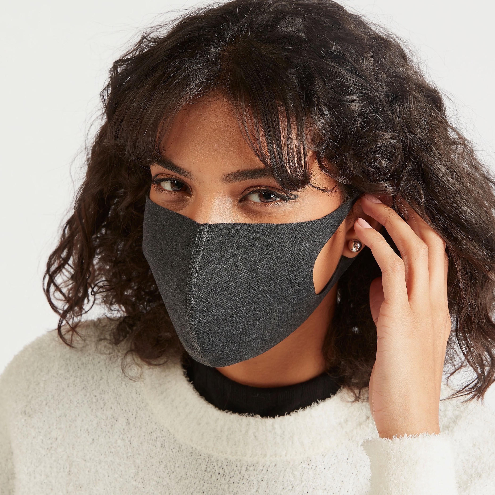 Solid Face Mask with Elasticated Ear Loops-women-clothingaccessories-fashionmasks-image-2