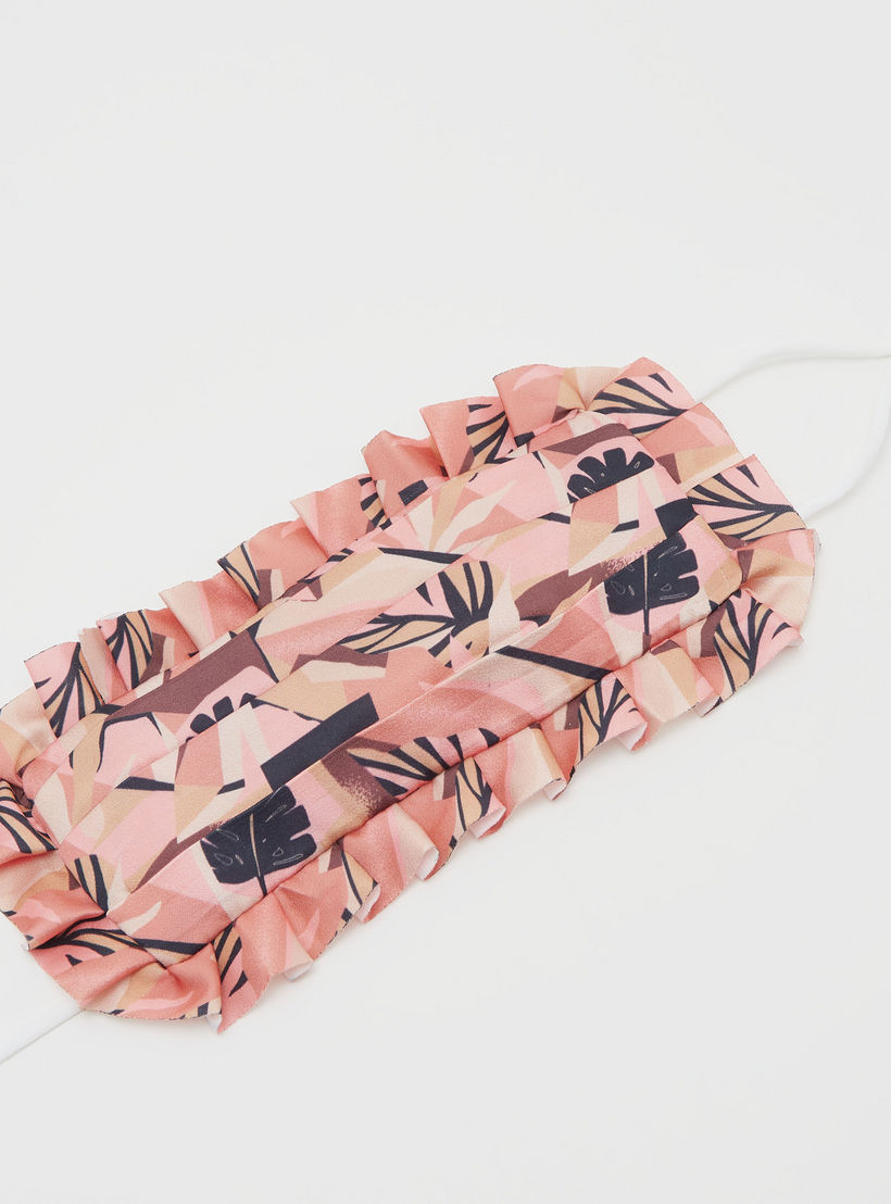قناع وجه بشريطة مطاطية وتفاصيل كشكش وطبعات-women-clothingaccessories-fashionmasks-image-3