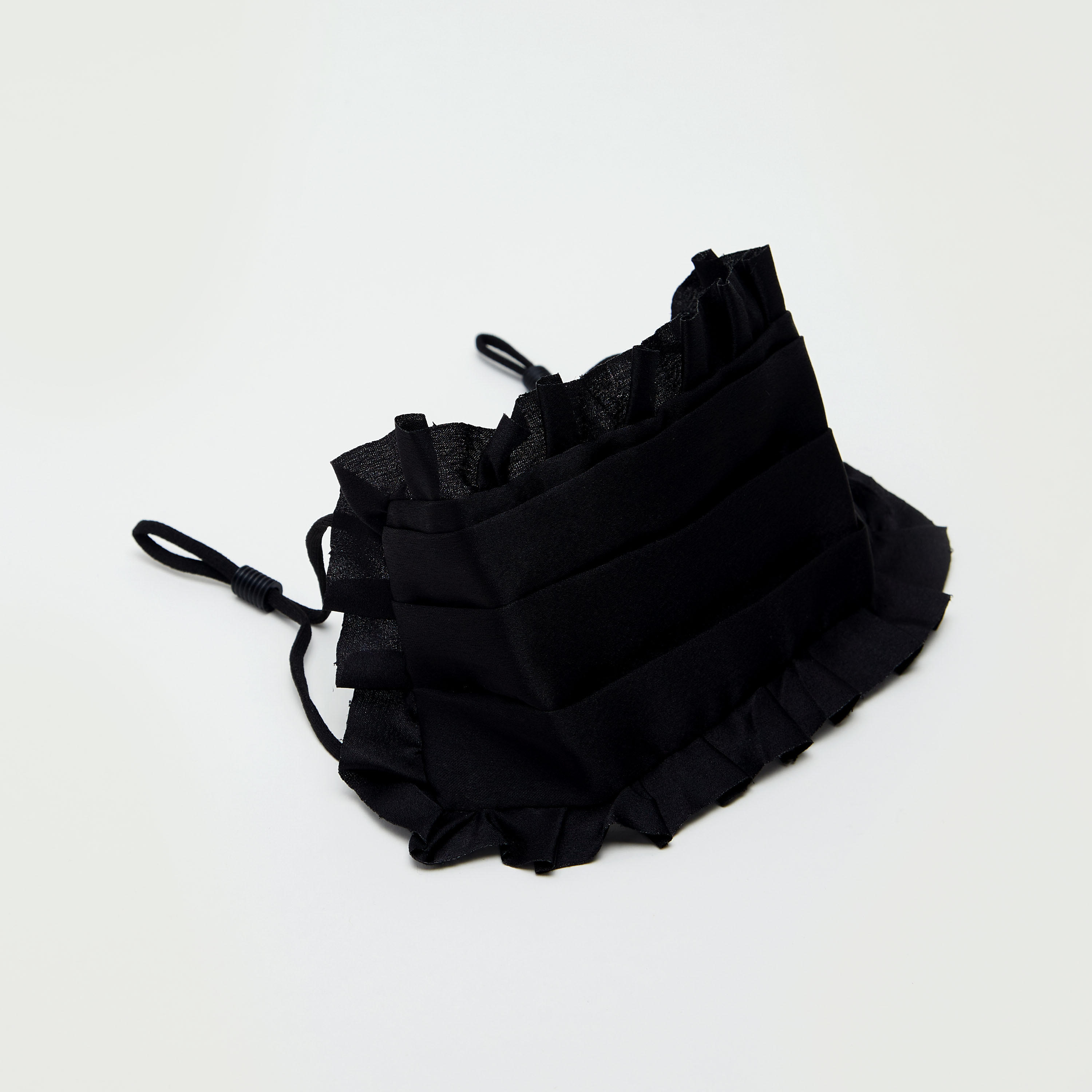 قناع سادة بكشكشة وحلقات أذن قابلة للتّعديل-women-clothingaccessories-fashionmasks-image-1