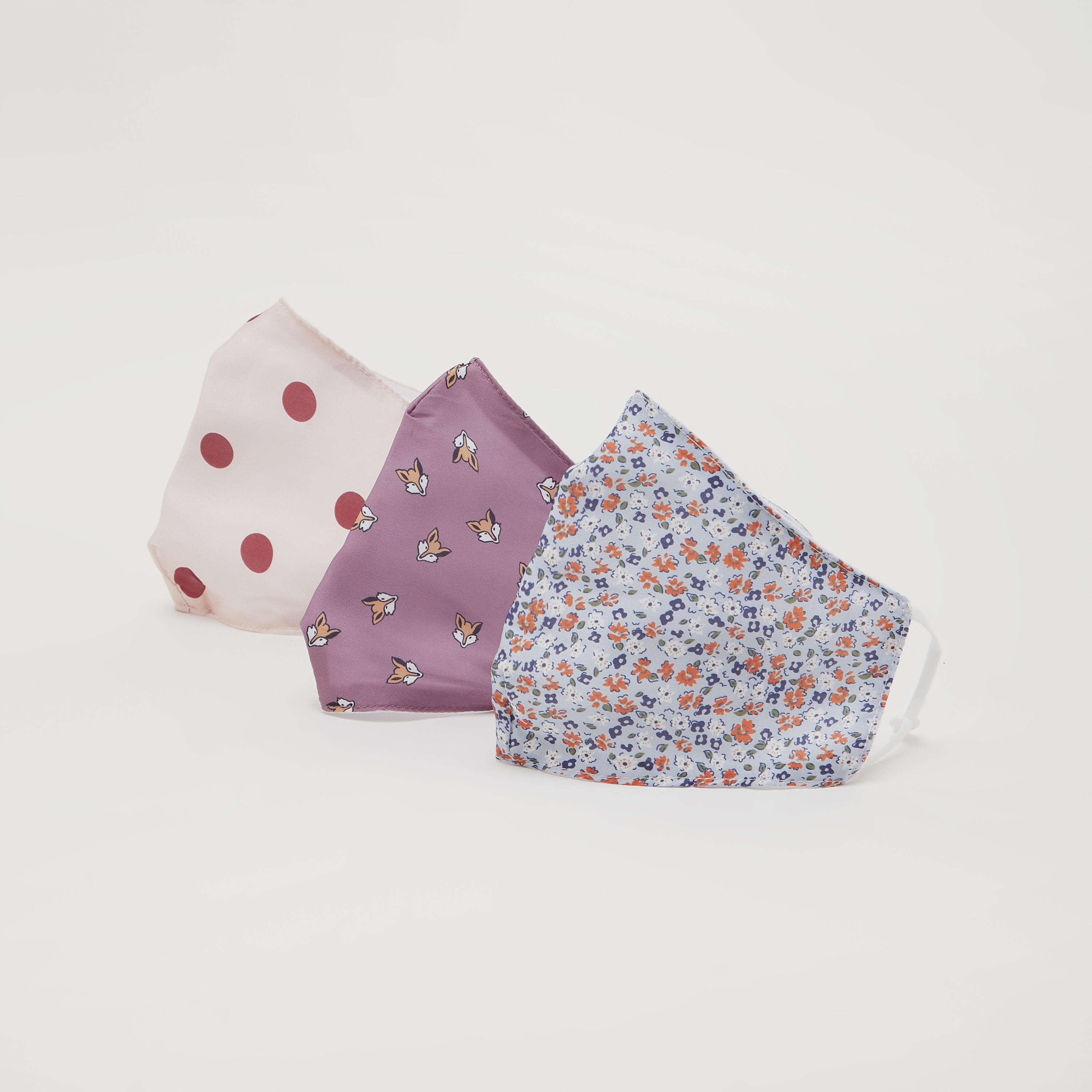 Set of 3 - Printed Face Mask-women-clothingaccessories-fashionmasks-image-1