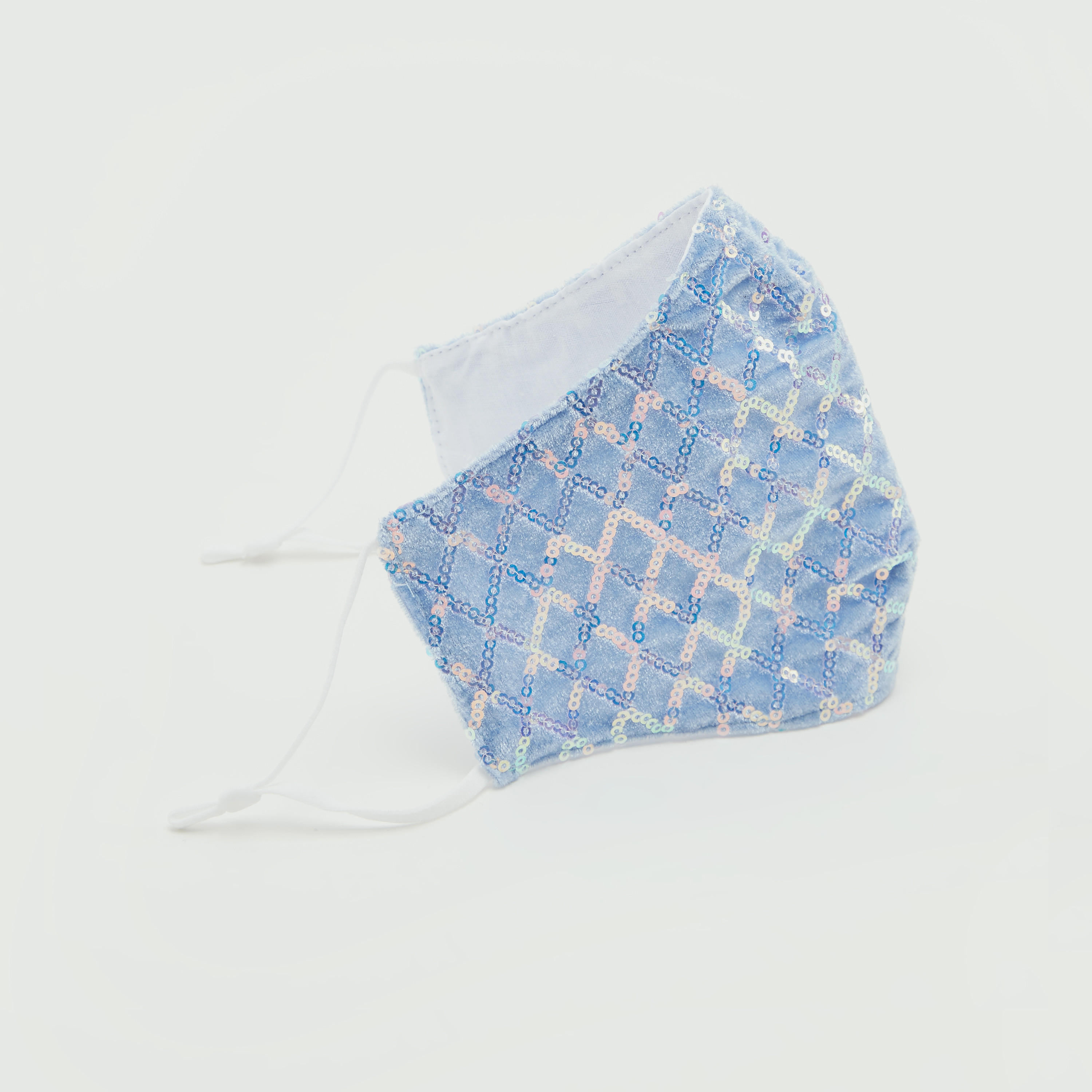 Sequin Embellished Face Mask-women-clothingaccessories-fashionmasks-image-1