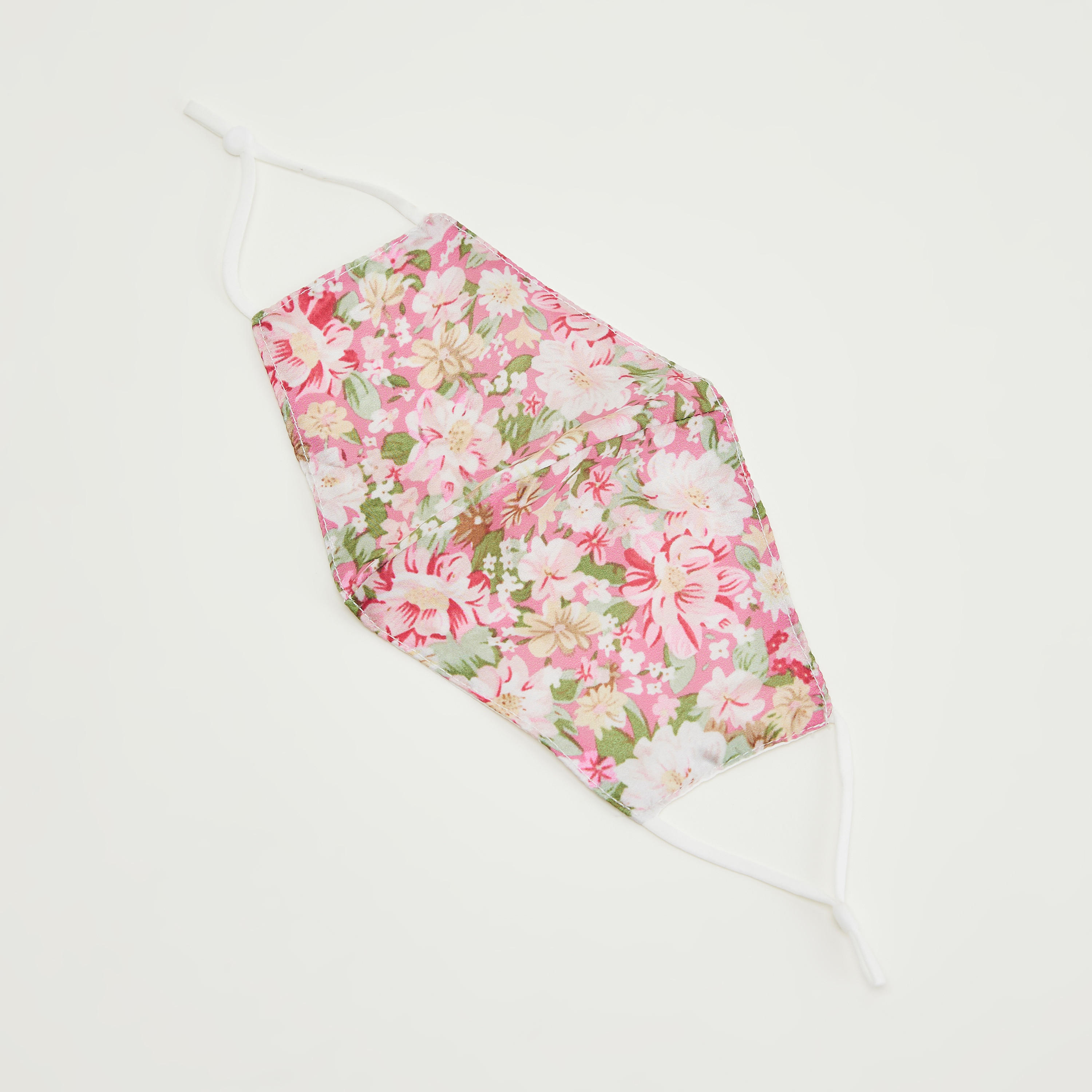 Floral Print Scrunchie with Head Band and Face Mask-women-hairaccessories-others-image-5