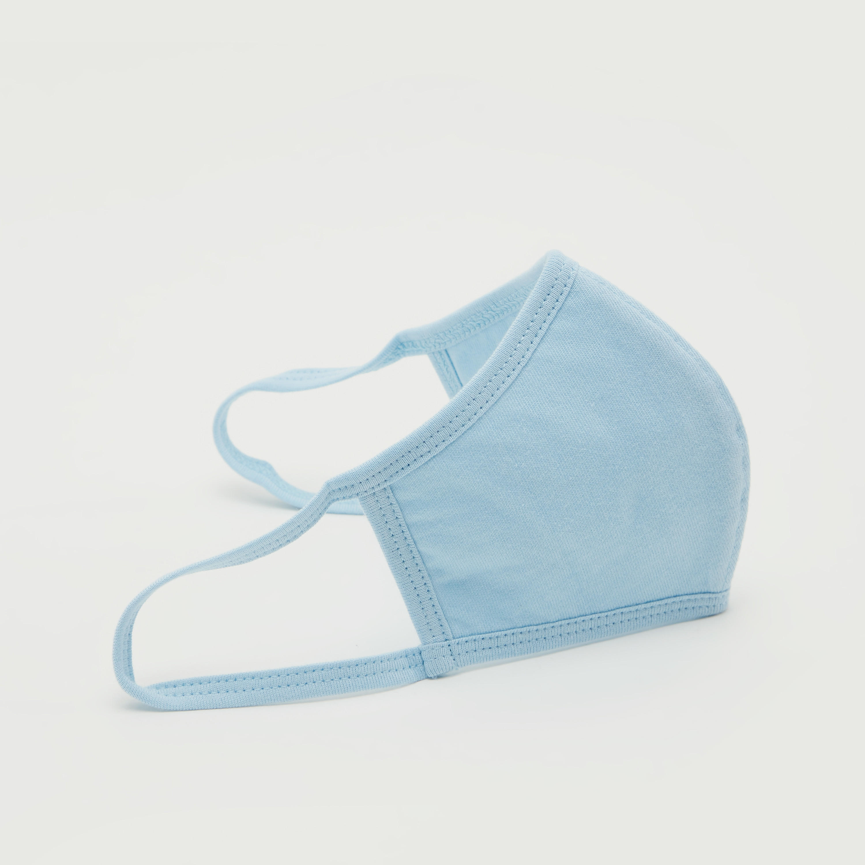 قناع وجه سادة قابل لإعادة الاستخدام بحلقات أذن-women-clothingaccessories-fashionmasks-image-1
