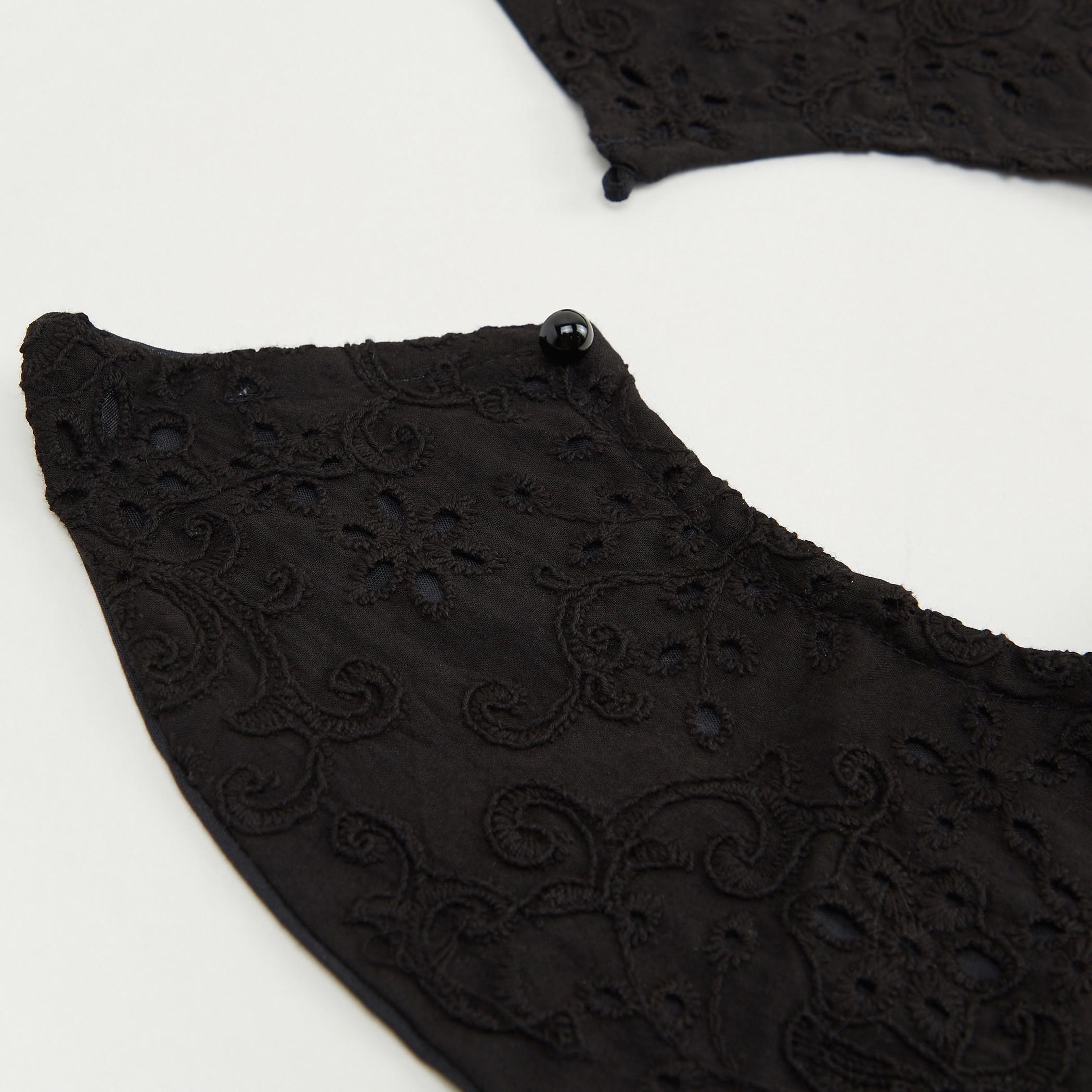 Embroidered Collar with Button Closure-women-clothingaccessories-scarves-image-2