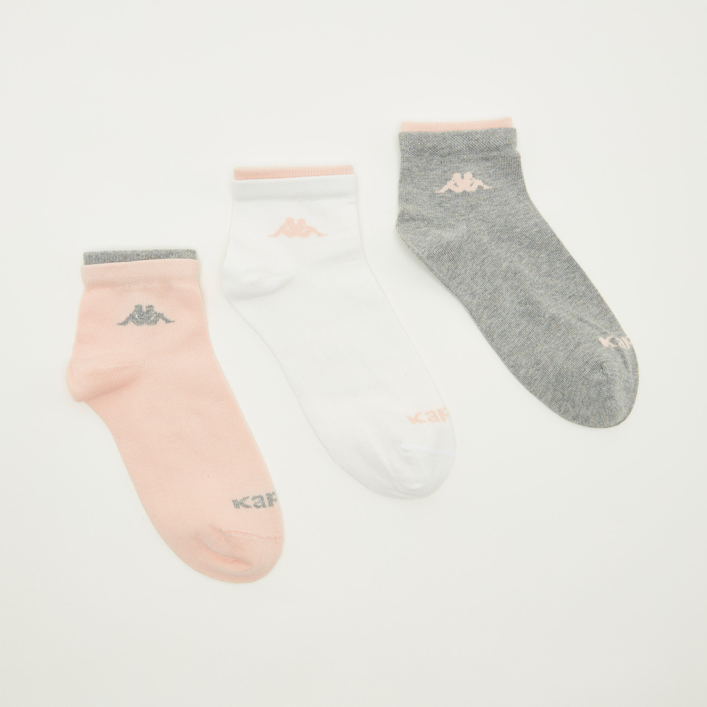 جوارب بطول الكاحل بحواف مضلعة وطبعات - طقم من 3-women-socksandstockings-image-1