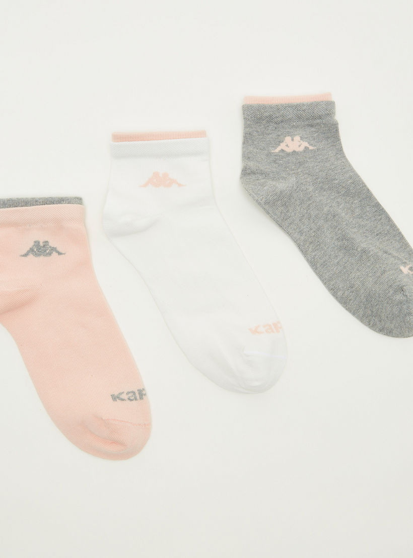 جوارب بطول الكاحل بحواف مضلعة وطبعات - طقم من 3-women-socksandstockings-image-1