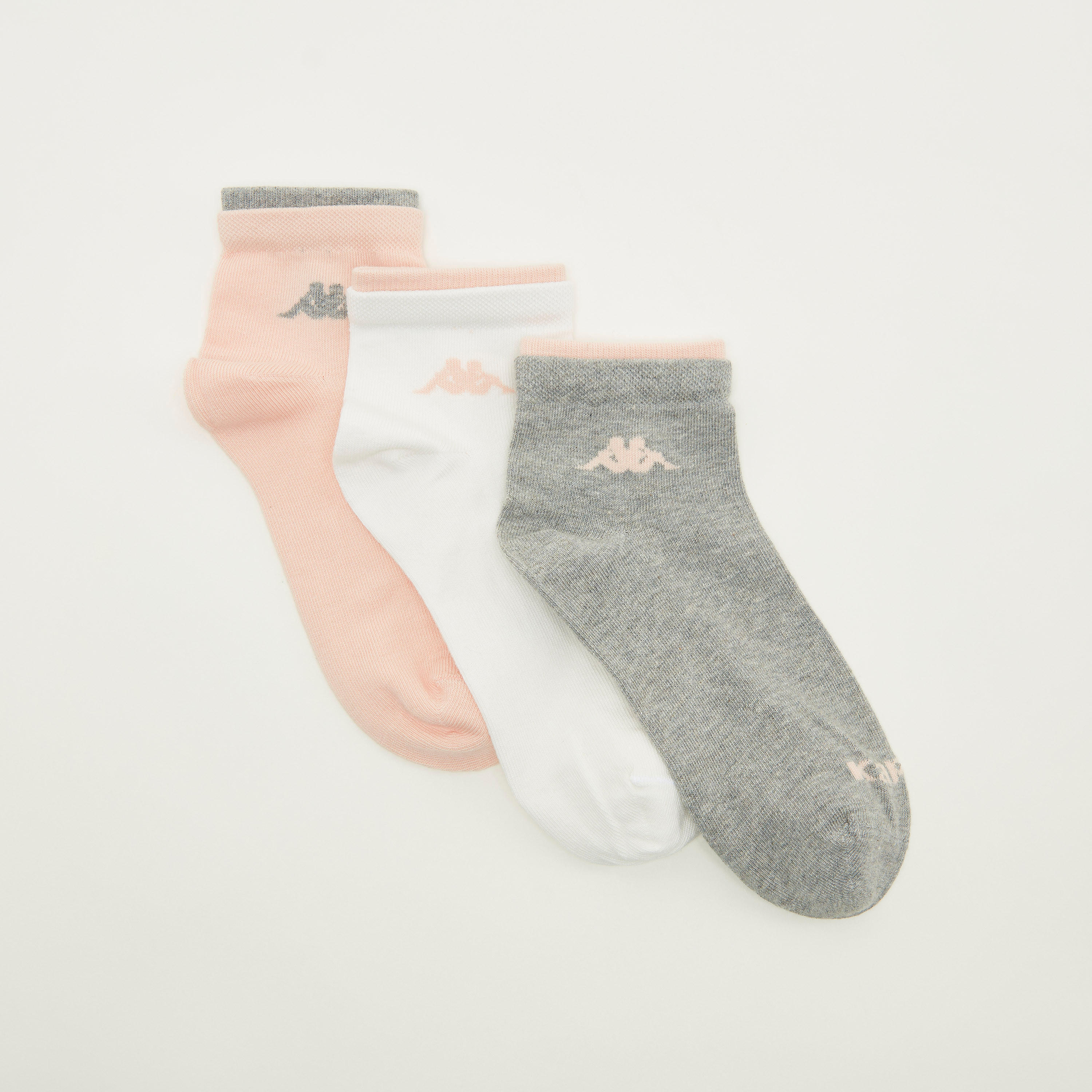 جوارب بطول الكاحل بحواف مضلعة وطبعات - طقم من 3-women-socksandstockings-image-2