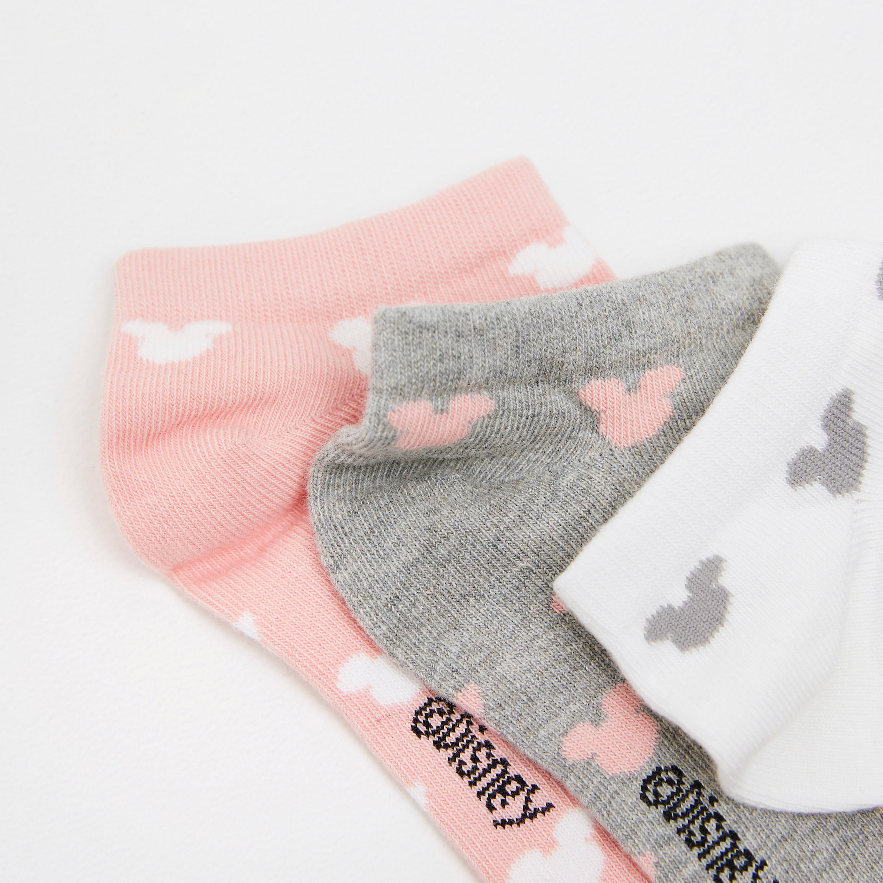 جوارب بطول الكاحل وطبعات ميكي ماوس - طقم من 3 أزواج-women-socksandstockings-image-3