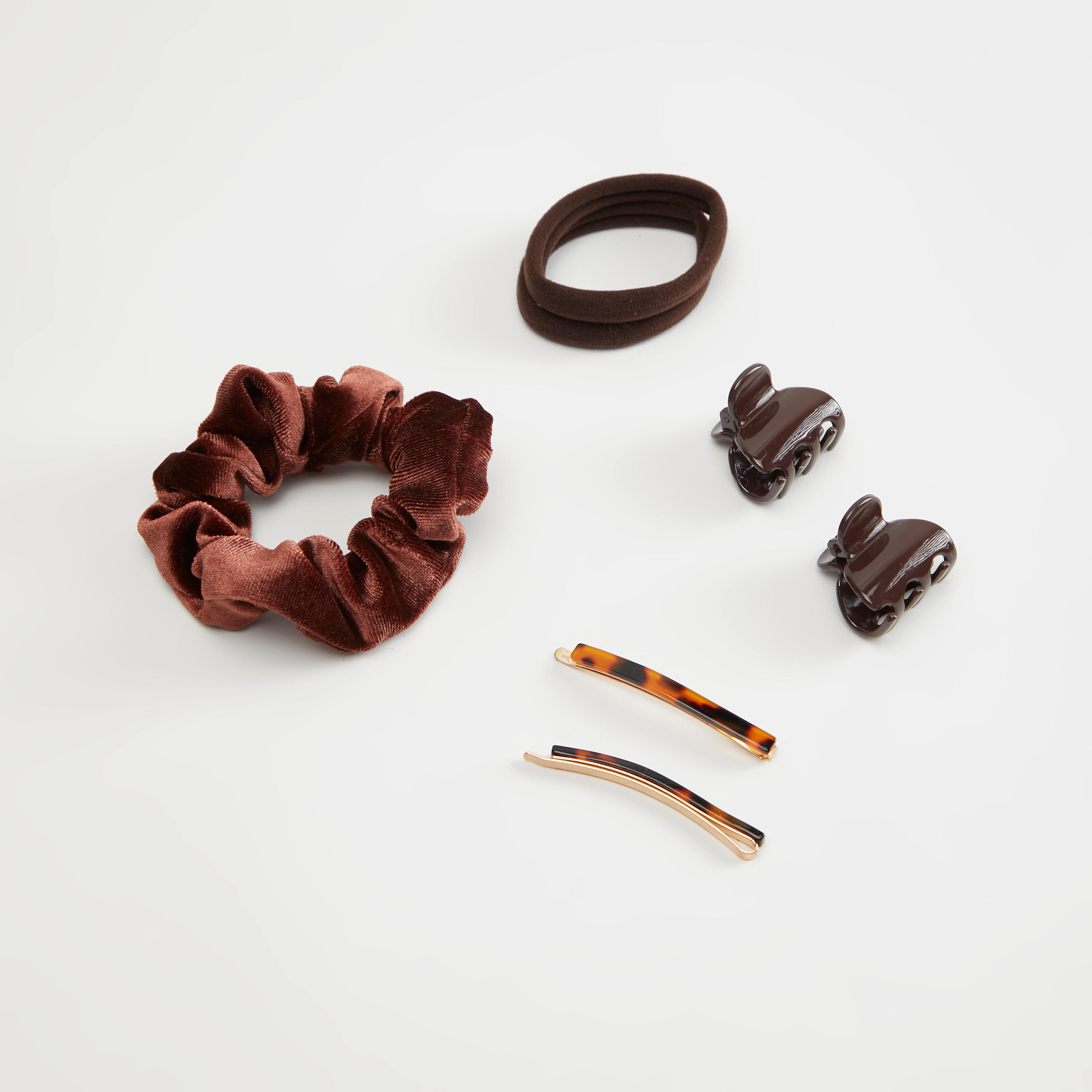 Gloo 7-Piece Hair Tie and Clip Set-women-hairaccessories-image-1