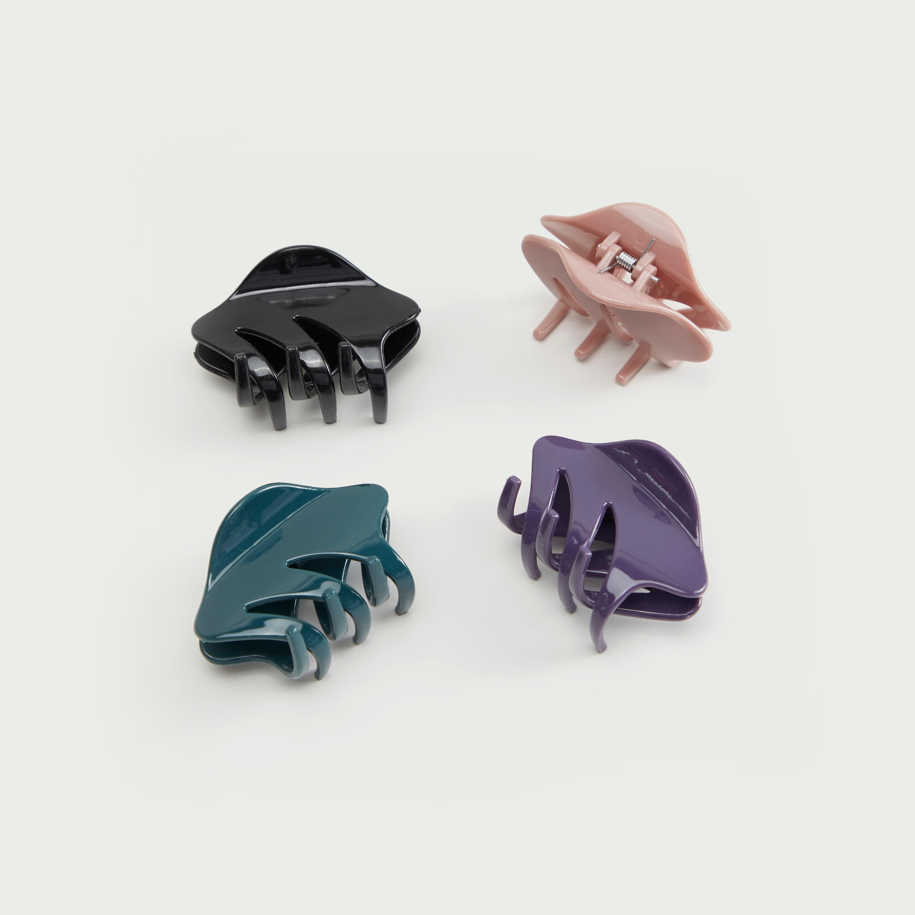 Set of 4 - Gloo Solid Hair Clamp-women-hairaccessories-clamps-image-1