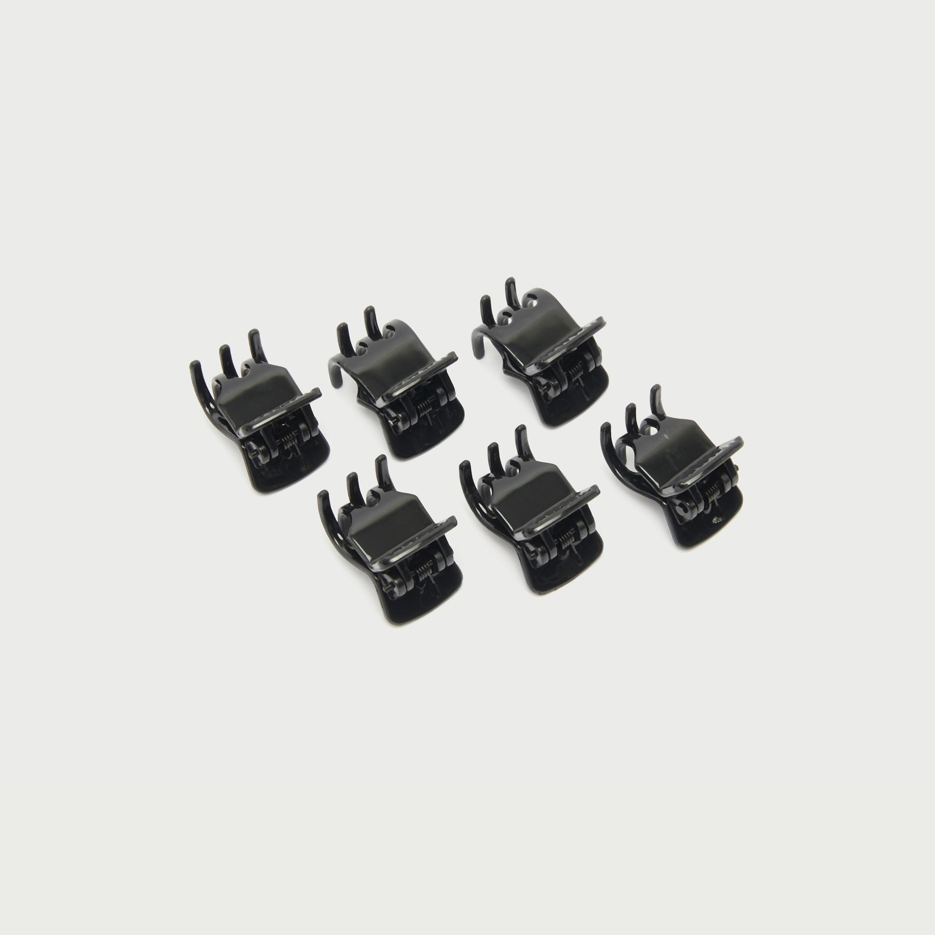 Set of 6 - Gloo Solid Hair Clamps-women-hairaccessories-clamps-image-1