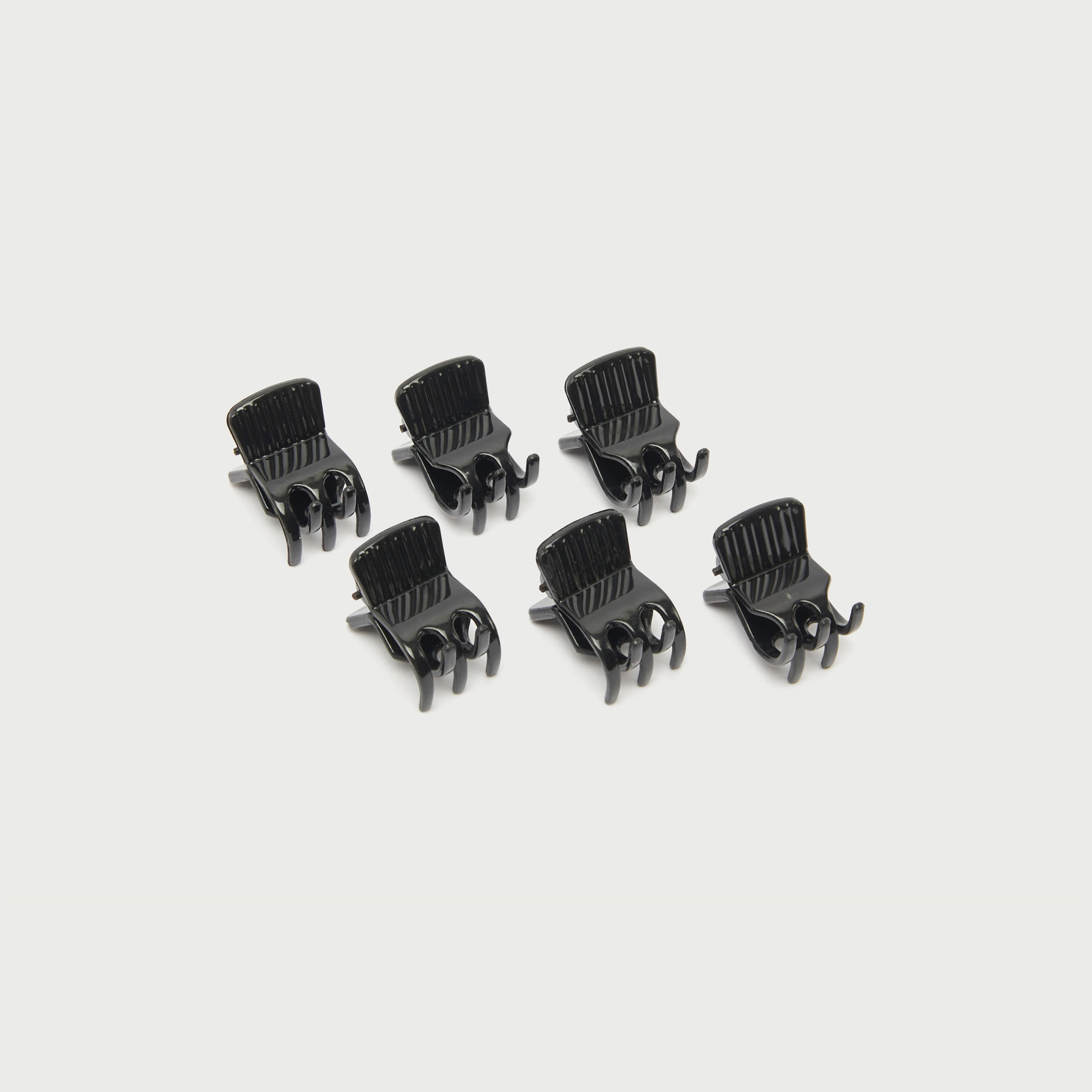 دبوس شعر سادة من جلوو - طقم 6 قطع-women-hairaccessories-clamps-image-2