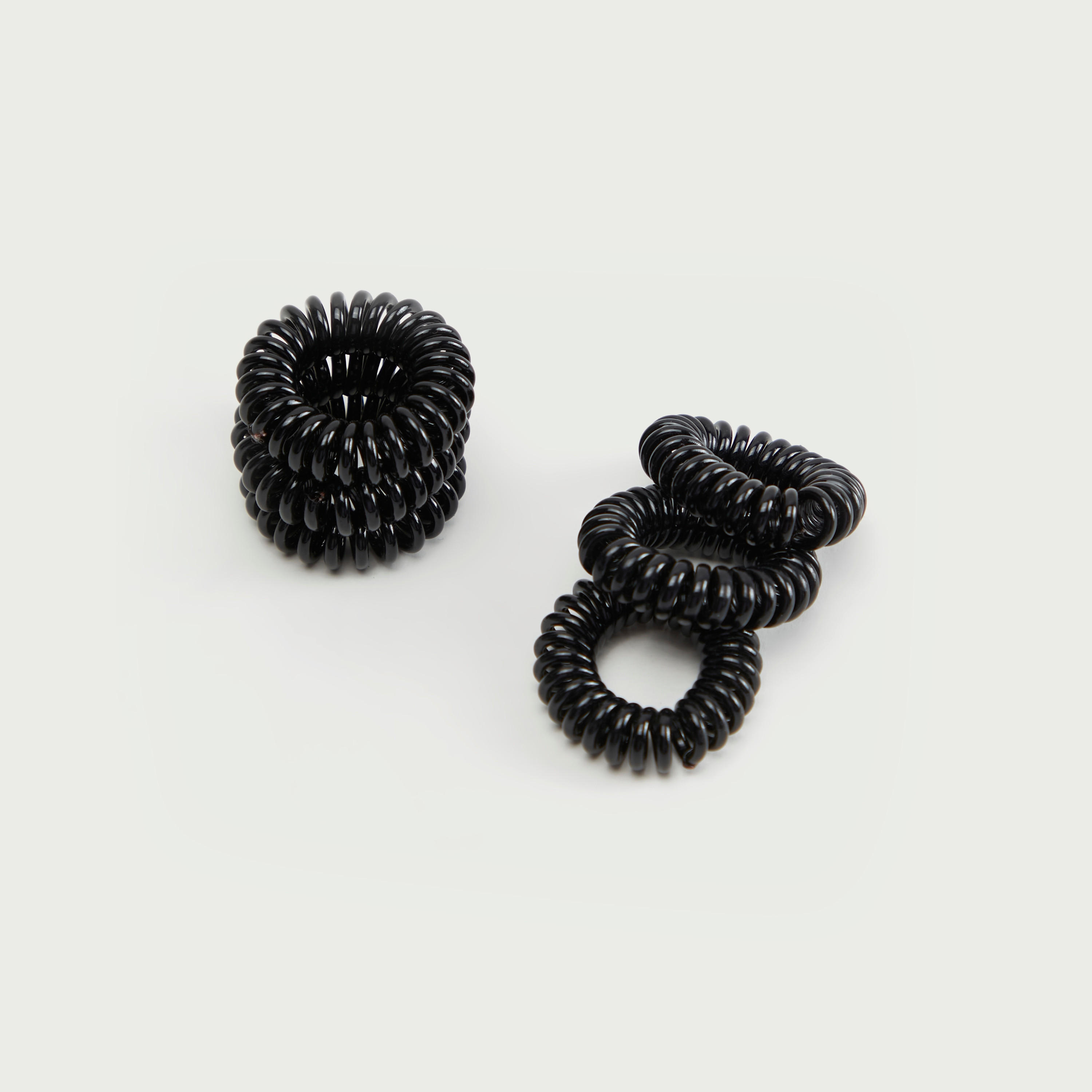 Set of 6 - Gloo Spiral Elasticated Hair Tie-women-hairaccessories-scrunchies-image-2