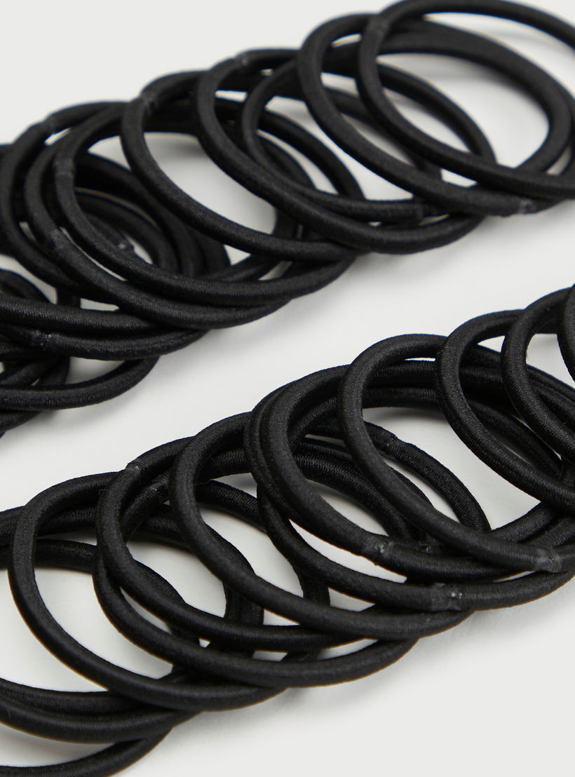 Set of 30 - Gloo Solid Elasticated Hair Tie-women-hairaccessories-scrunchies-image-2