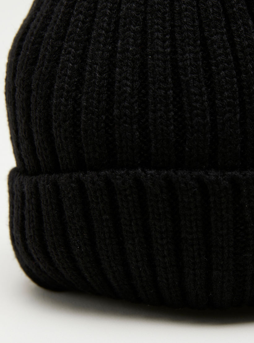 بيني بارزة الملمس بأطراف مضلّعة-women-clothingaccessories-capsandhats-image-3