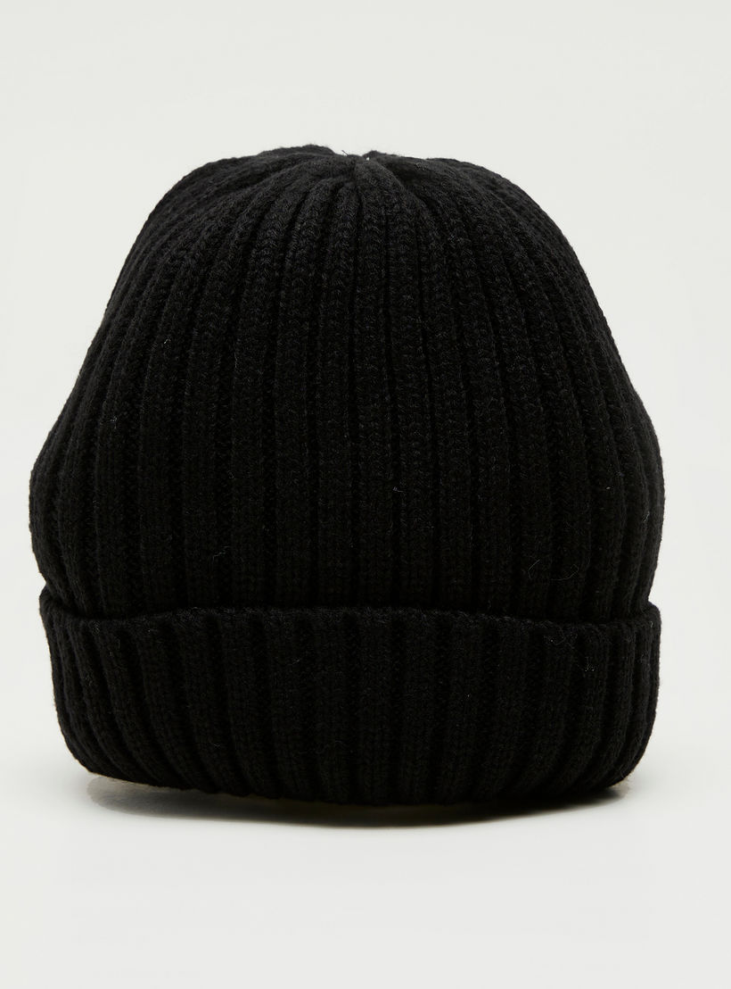 بيني بارزة الملمس بأطراف مضلّعة-women-clothingaccessories-capsandhats-image-4