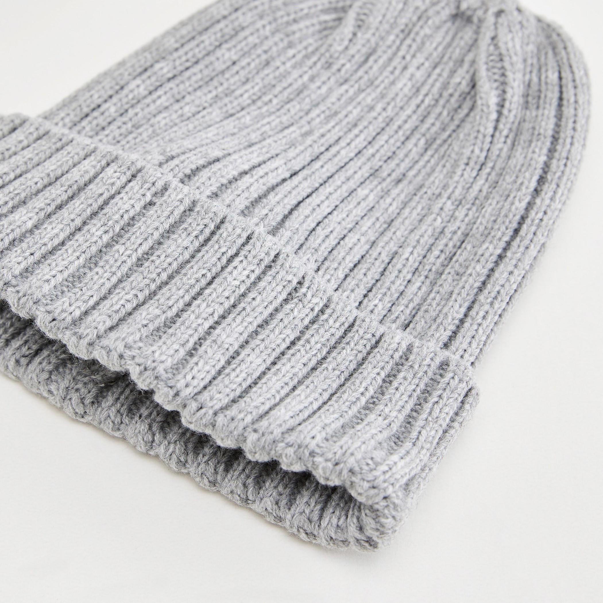 Ribbed Beanie with Cuffed Hem-women-clothingaccessories-capsandhats-image-4