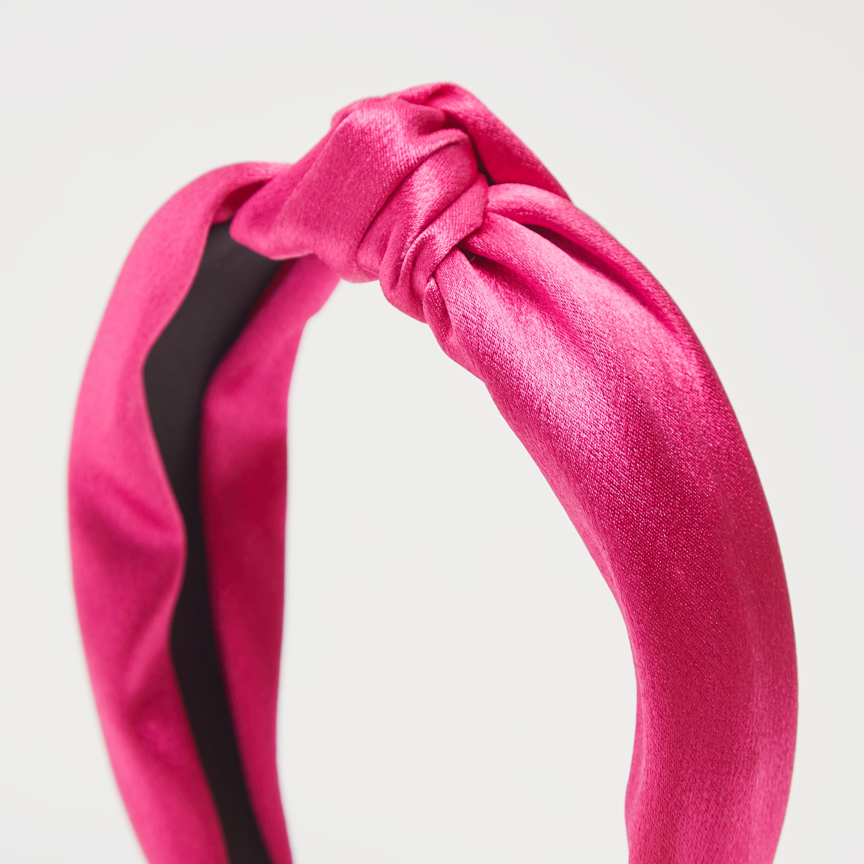 Satin Headband with Knot Detail-women-hairaccessories-image-3