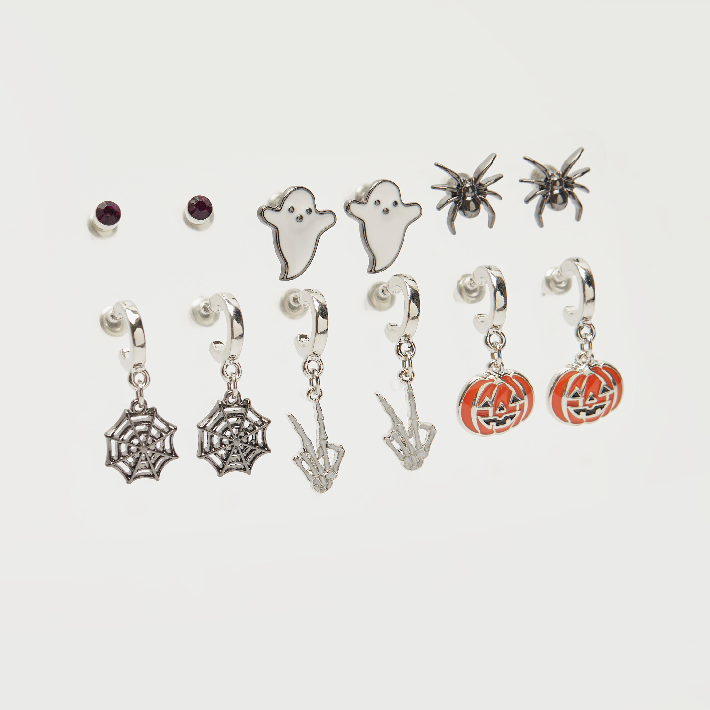 Set of 6 - Assorted Earrings with Pushback Closure-women-watchesandjewellery-jewellery-earrings-image-1