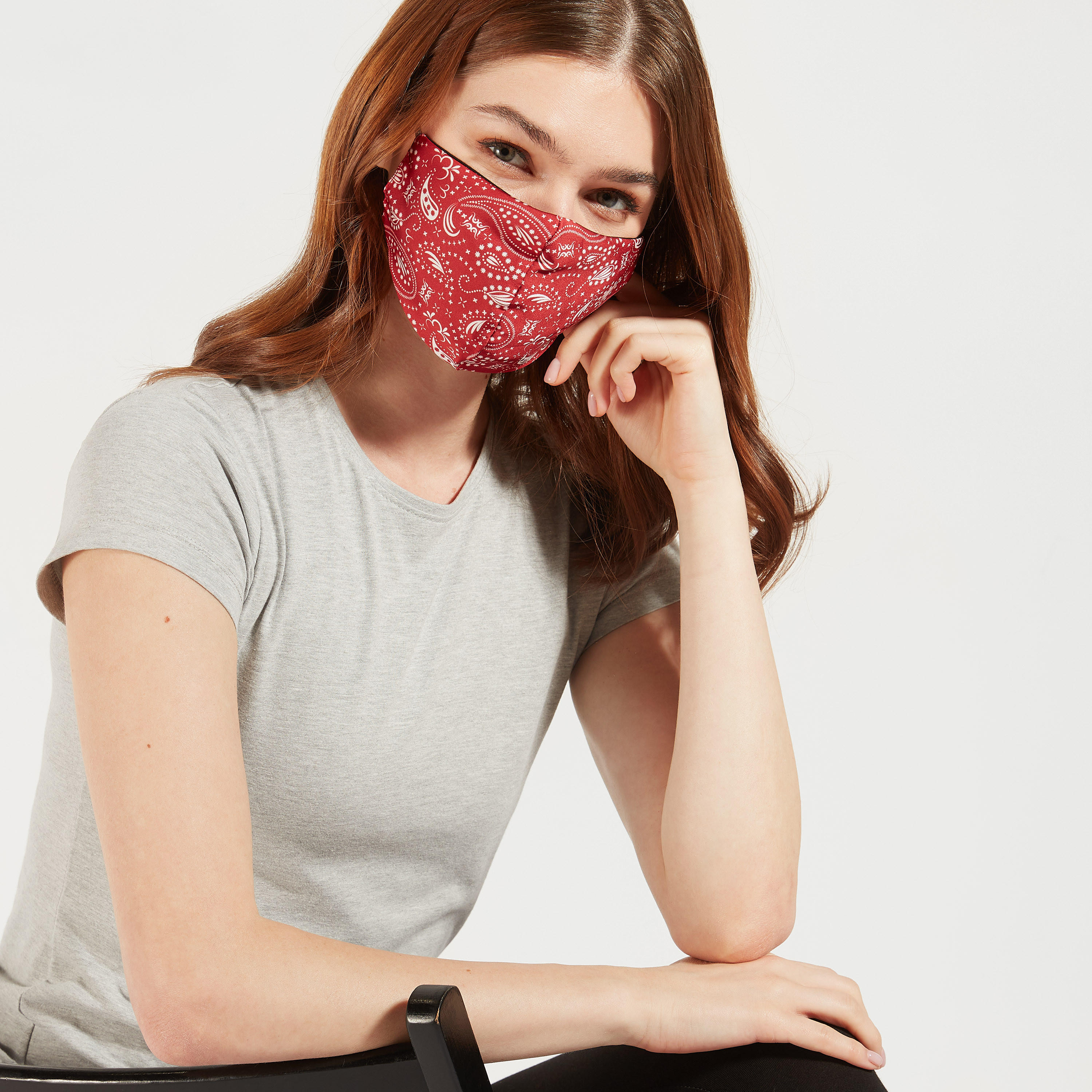 غطاء وجه بطبعات  - طقم من 3 قطع-women-clothingaccessories-fashionmasks-image-2