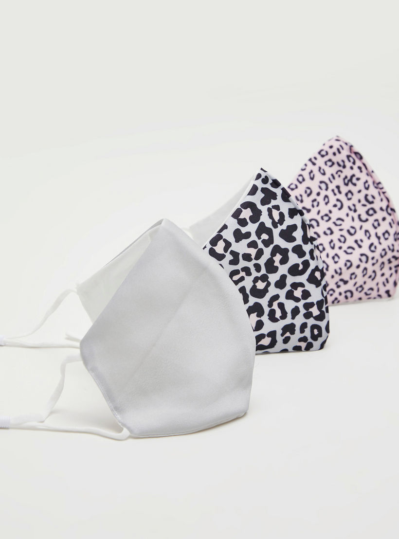 Set of 3 - Assorted Mask with Adjustable Ear Loops-women-clothingaccessories-fashionmasks-image-1