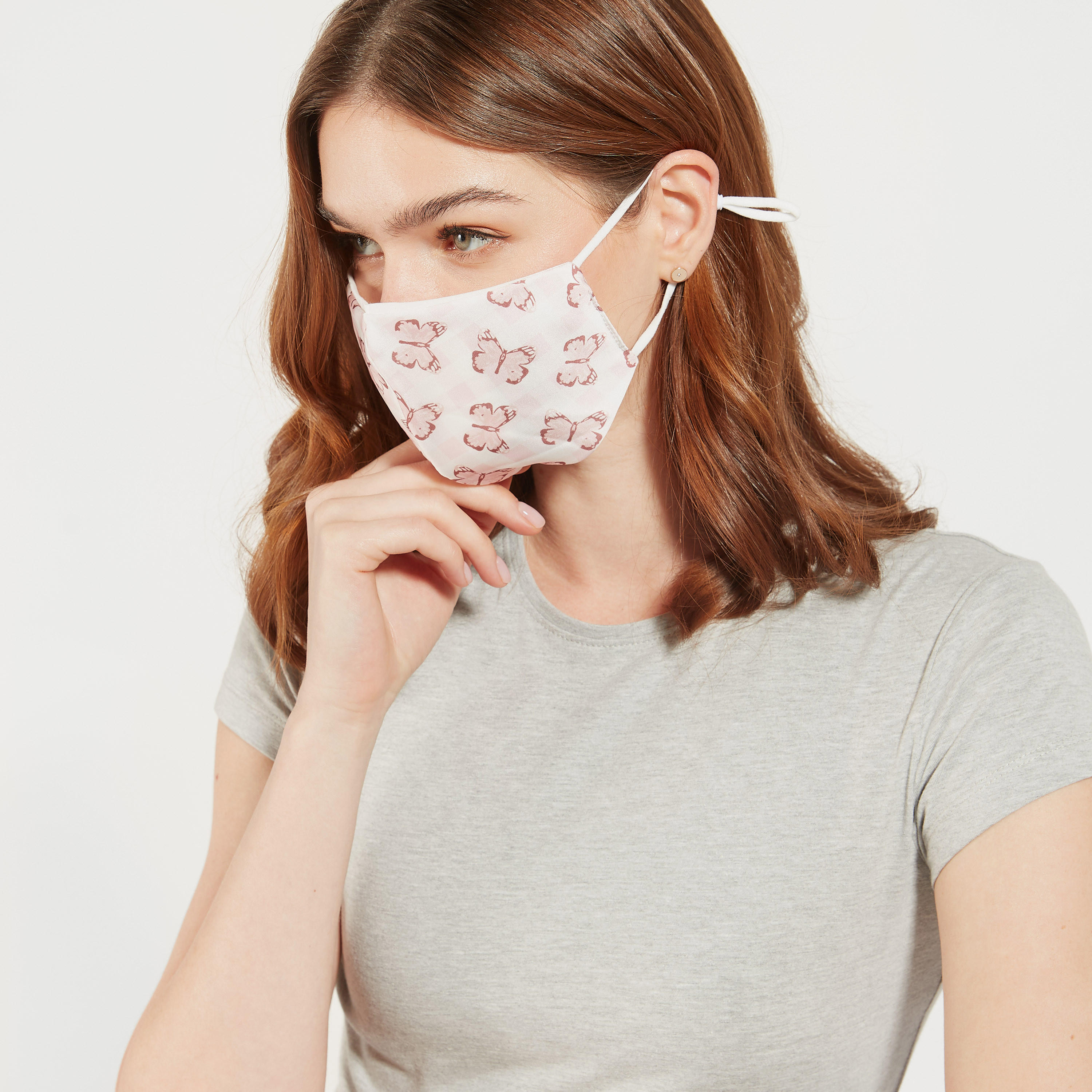 طقم أقنعة مضادة للغبار متنوّعة بحلقات أذن قابلة للتّعديل - 3 قطع-women-clothingaccessories-fashionmasks-image-2