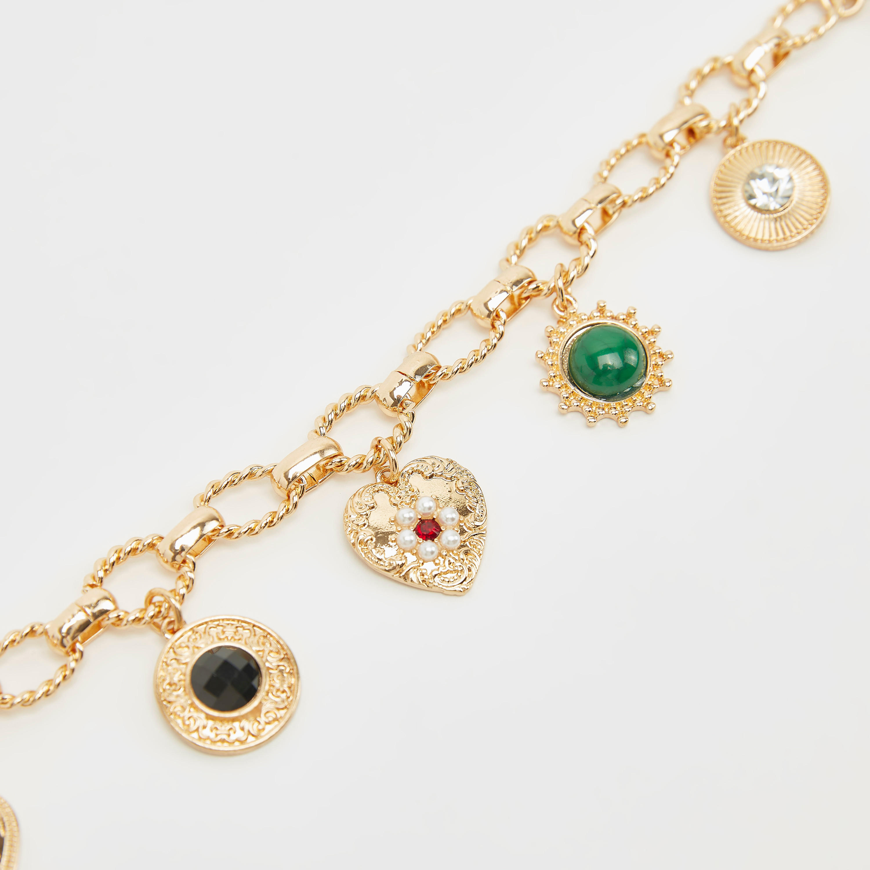 Embellished Bracelet with T-Bar Closure-women-watchesandjewellery-jewellery-banglesandbracelets-image-2