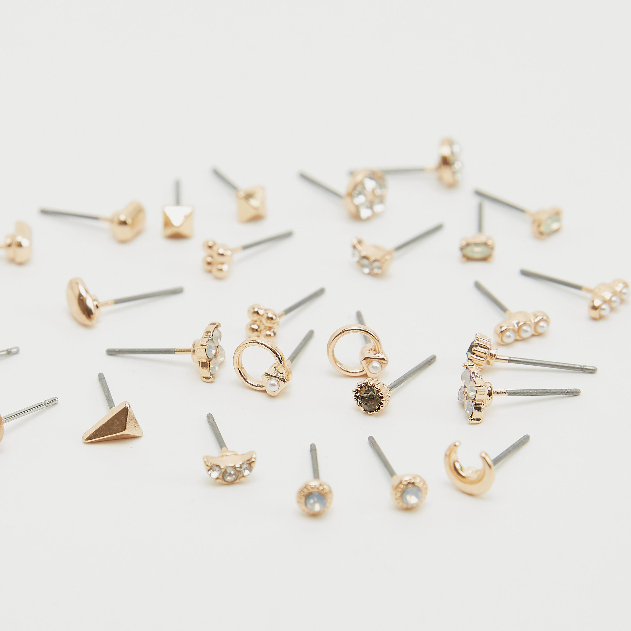 Assorted Stud Earrings - Set of 20-women-watchesandjewellery-jewellery-earrings-image-3