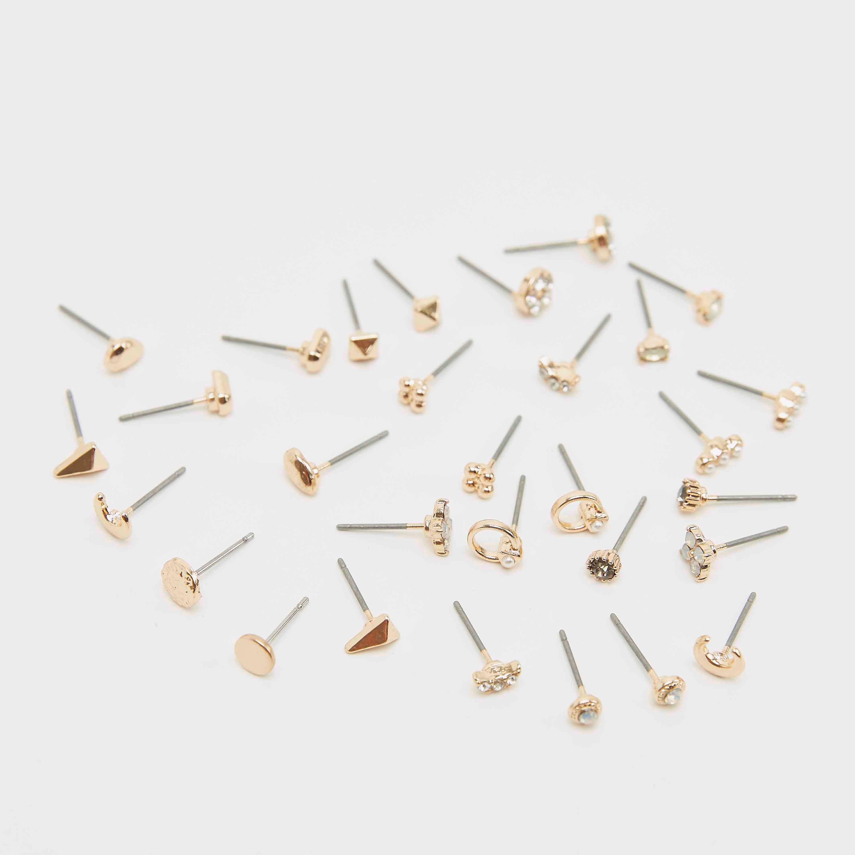 Assorted Stud Earrings - Set of 20-women-watchesandjewellery-jewellery-earrings-image-4