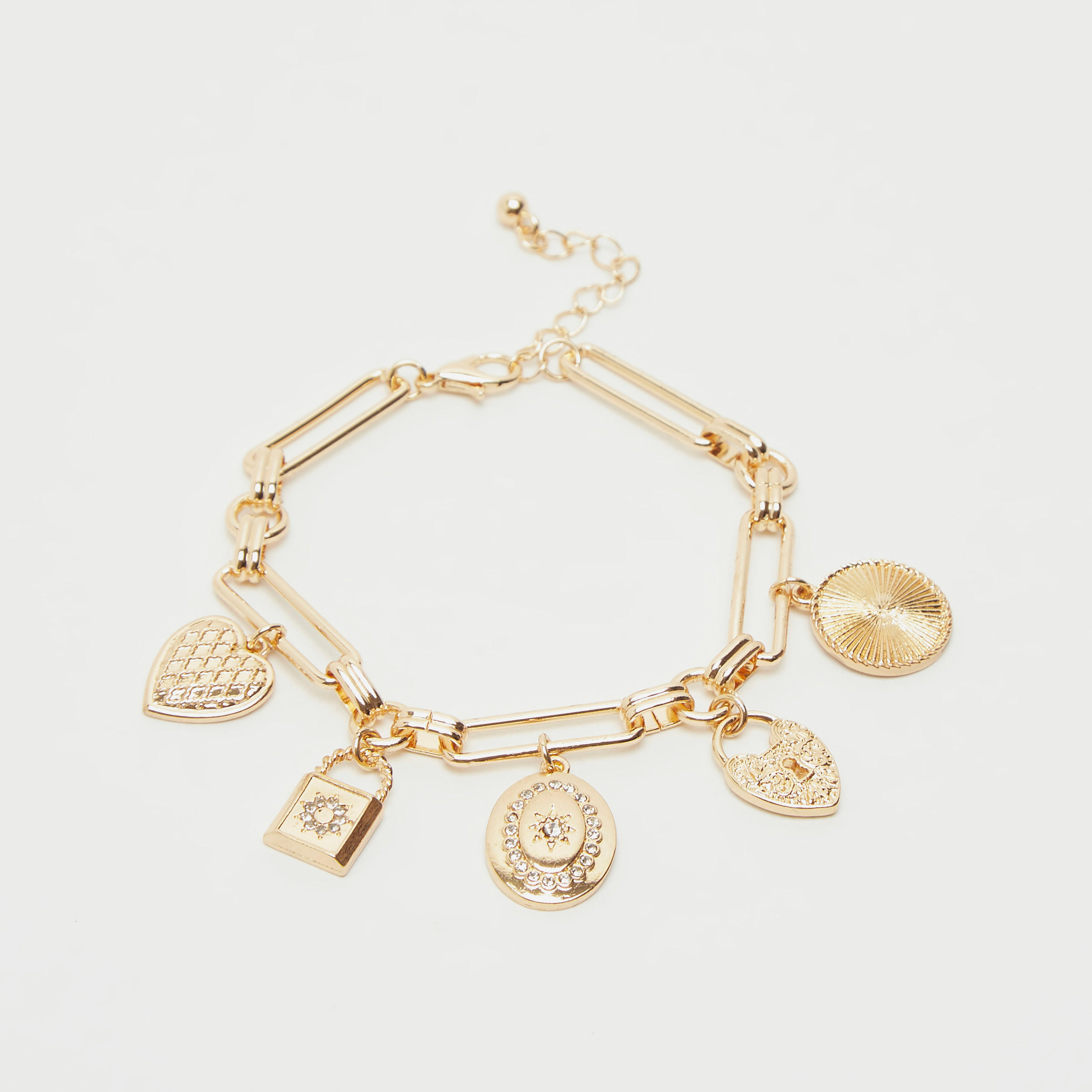 سوار مزيّن بقفل ومشبك إغلاق-women-watchesandjewellery-jewellery-banglesandbracelets-image-1