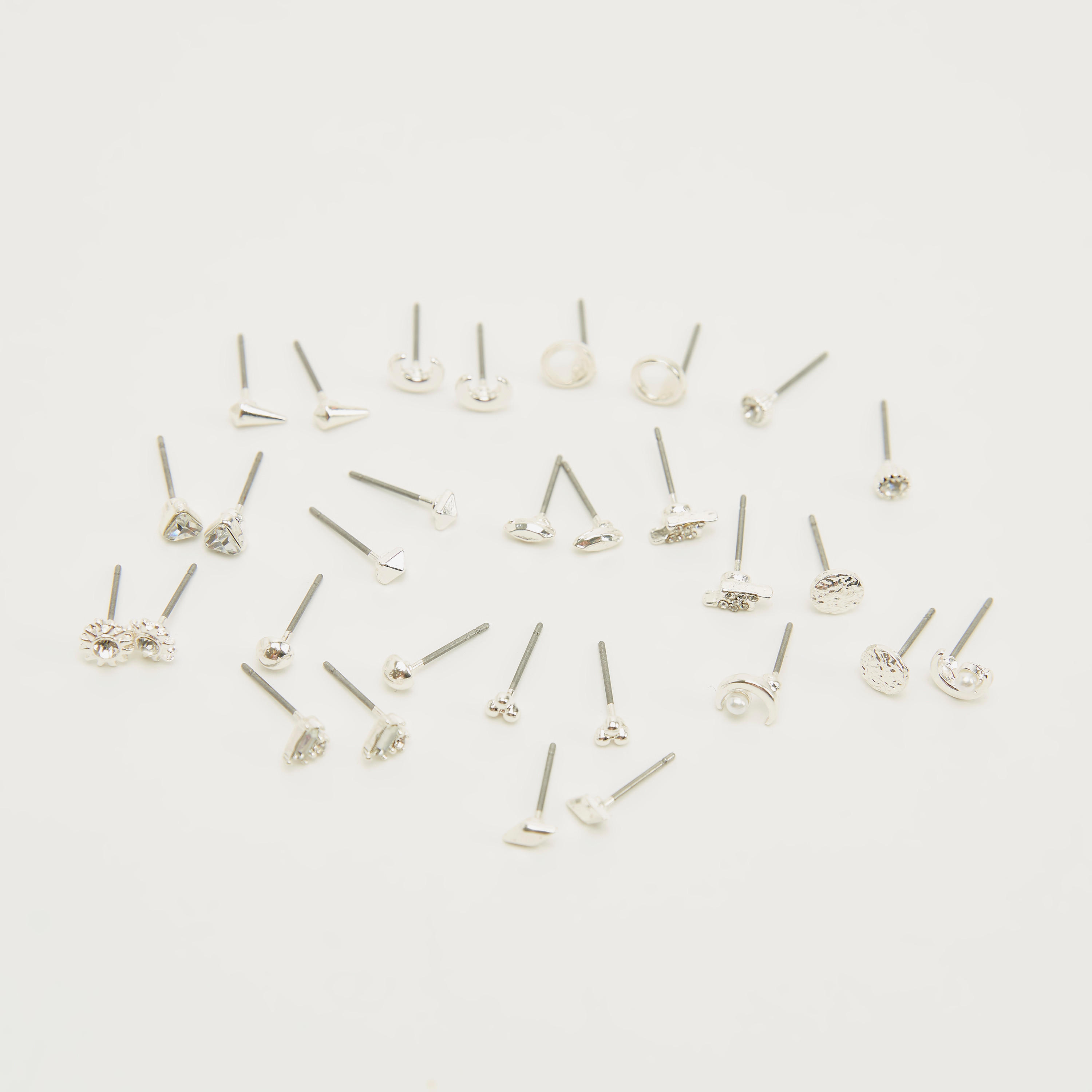 Assorted Stud Earrings - Set of 20-women-watchesandjewellery-jewellery-earrings-image-3