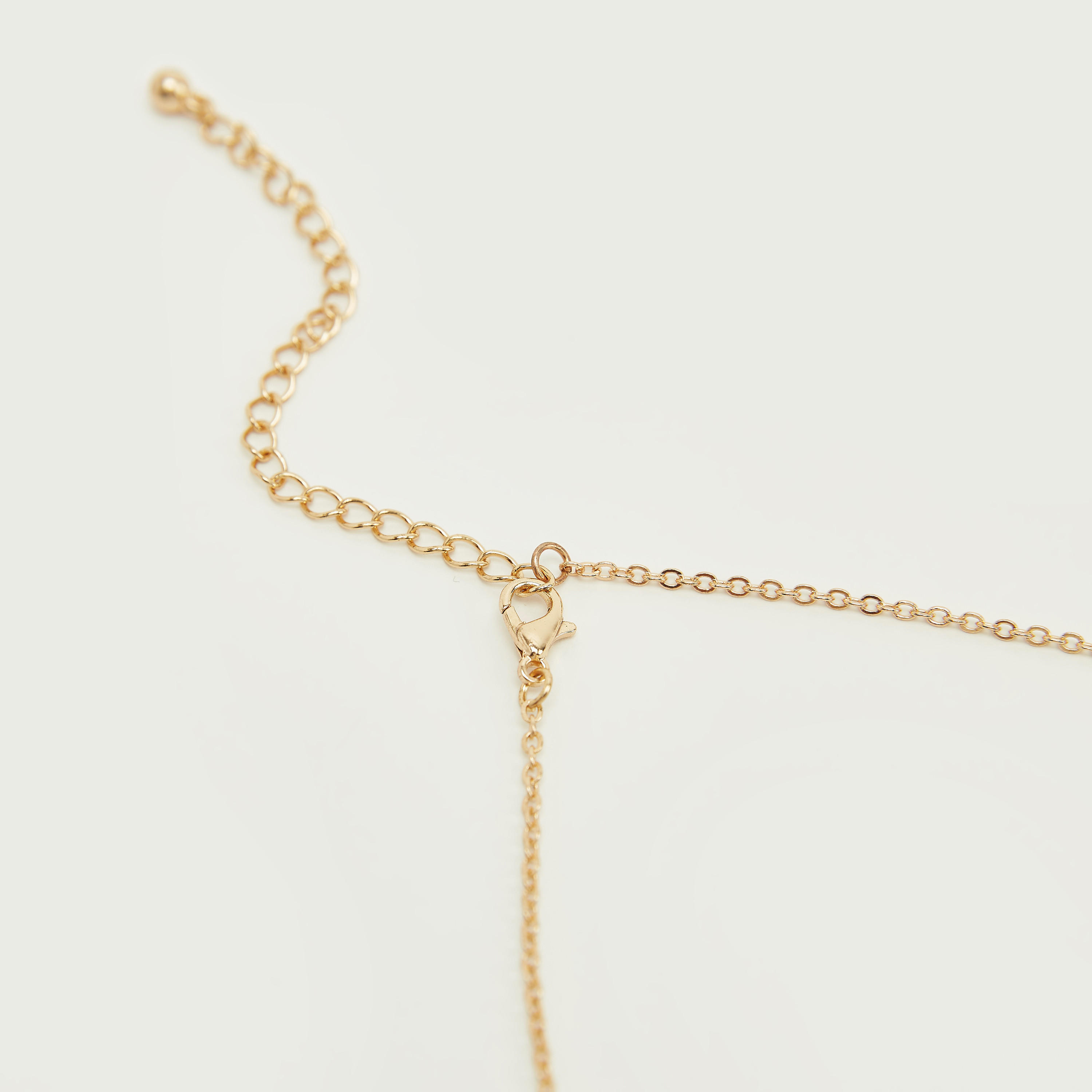 قلادة سلسلة بدلّاية مزينة ومشبك إغلاق-women-watchesandjewellery-jewellery-necklacesandpendants-image-3