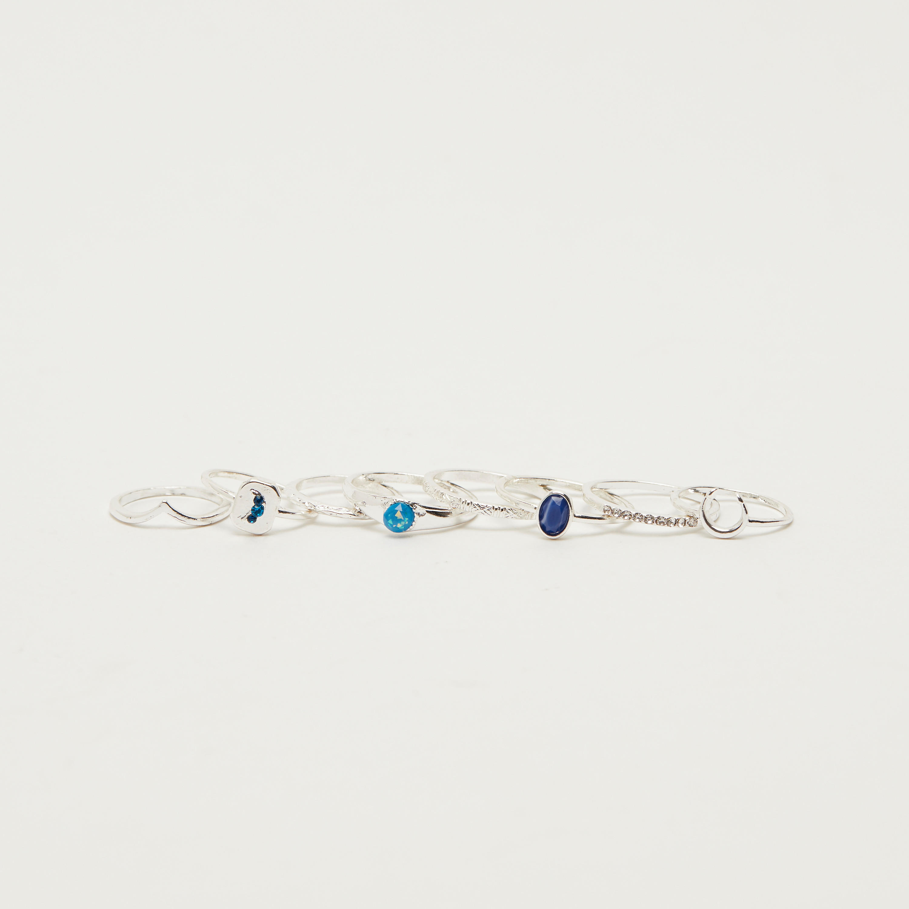 طقم خواتم متنوعة - 8 قطع-women-watchesandjewellery-jewellery-rings-image-3