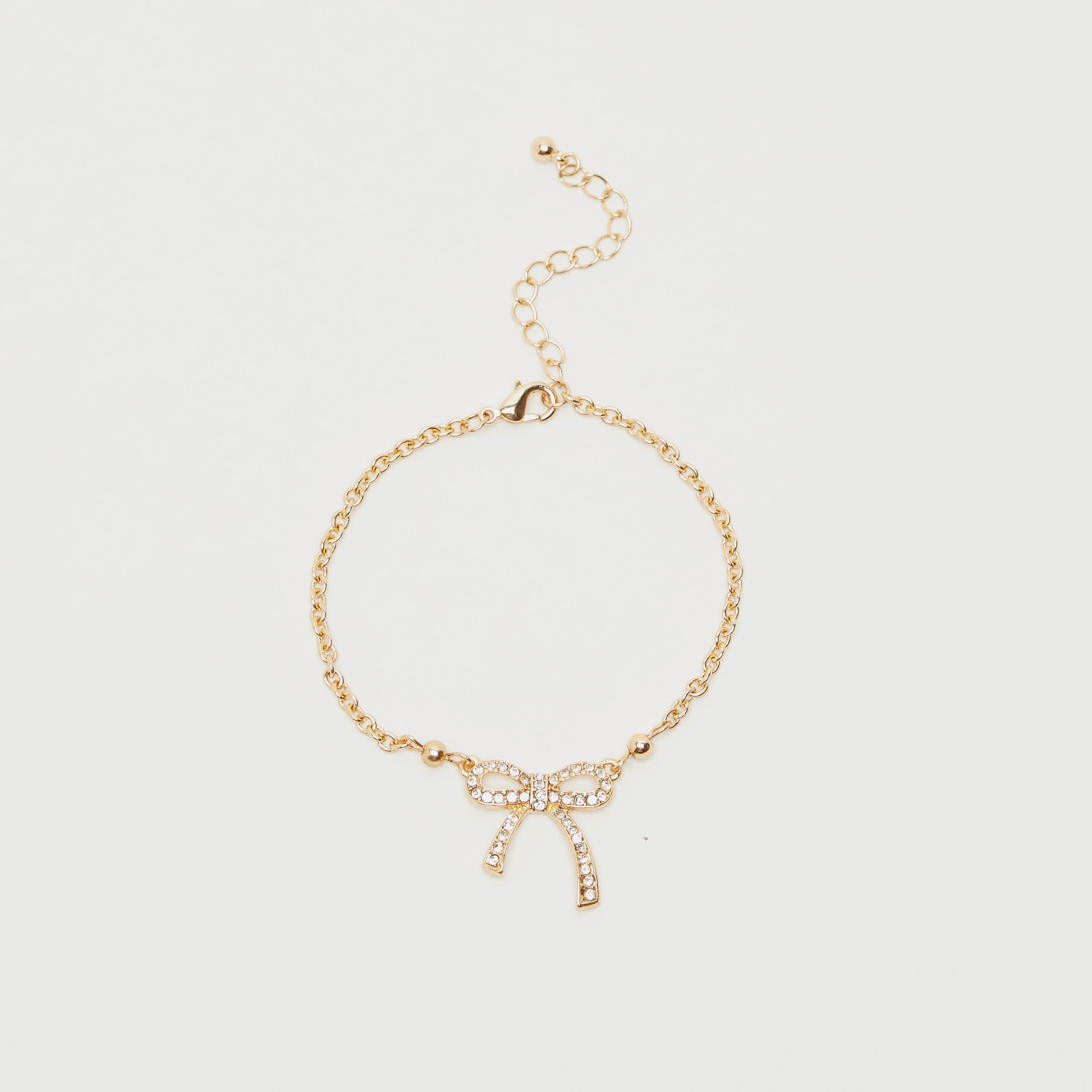سوار سلسلة بزينة فيونكة ومشبك إغلاق-women-watchesandjewellery-jewellery-banglesandbracelets-image-3