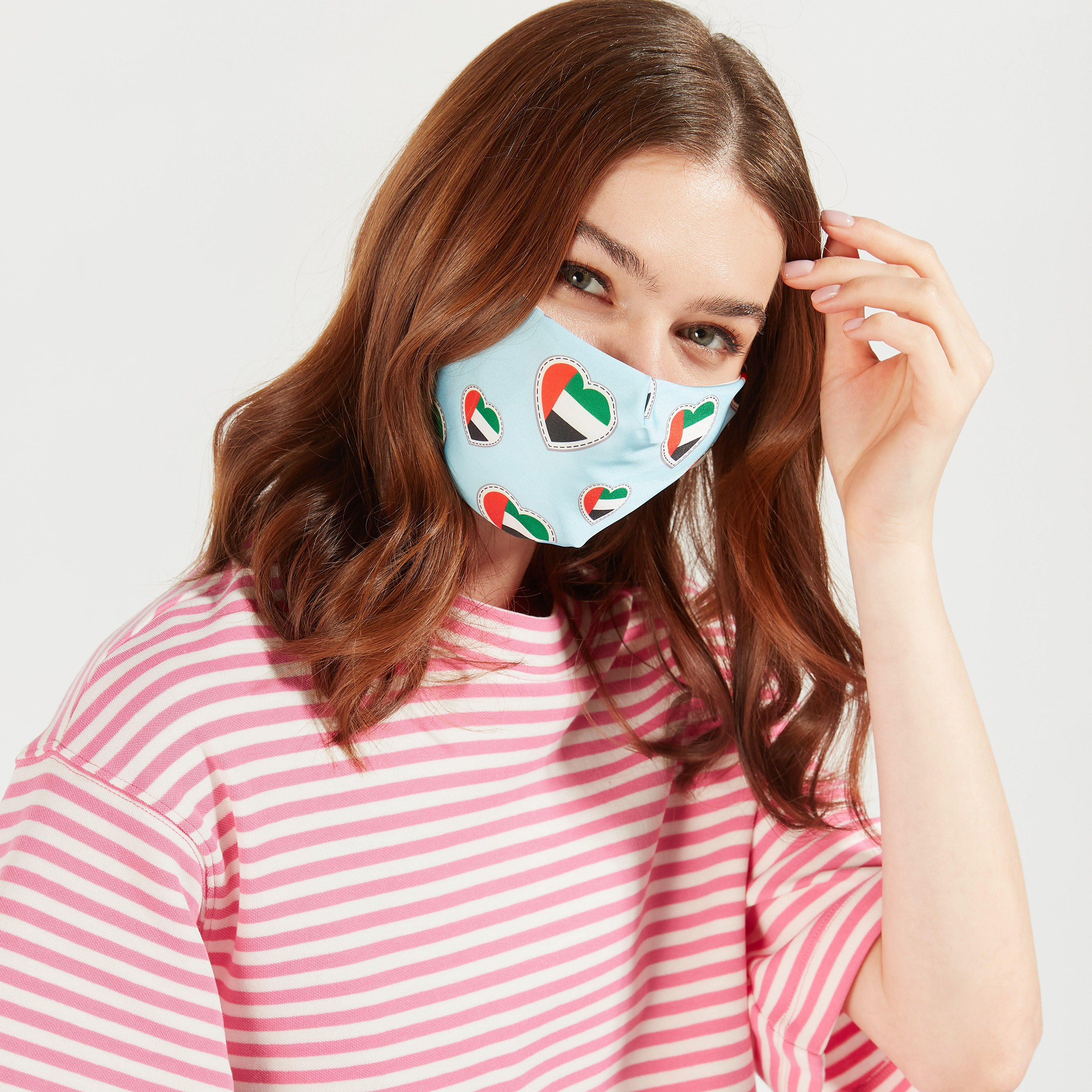 قناع وجه بحلقات أذن مطّاطيّة وطبعات ناشيونال داي-women-clothingaccessories-fashionmasks-image-2