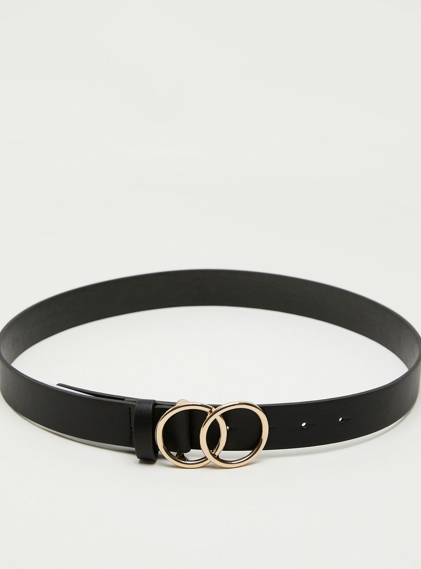 Solid Belt with Double Circle Metal Accent-women-clothingaccessories-belts-image-4