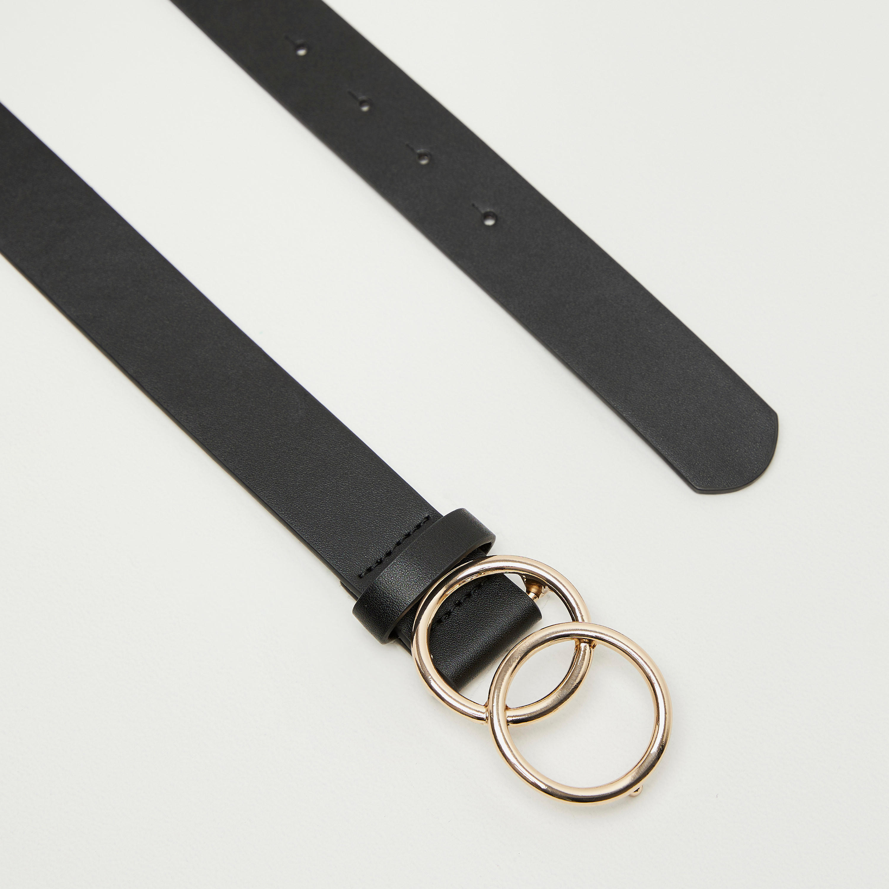 Solid Belt with Double Circle Metal Accent-women-clothingaccessories-belts-image-5