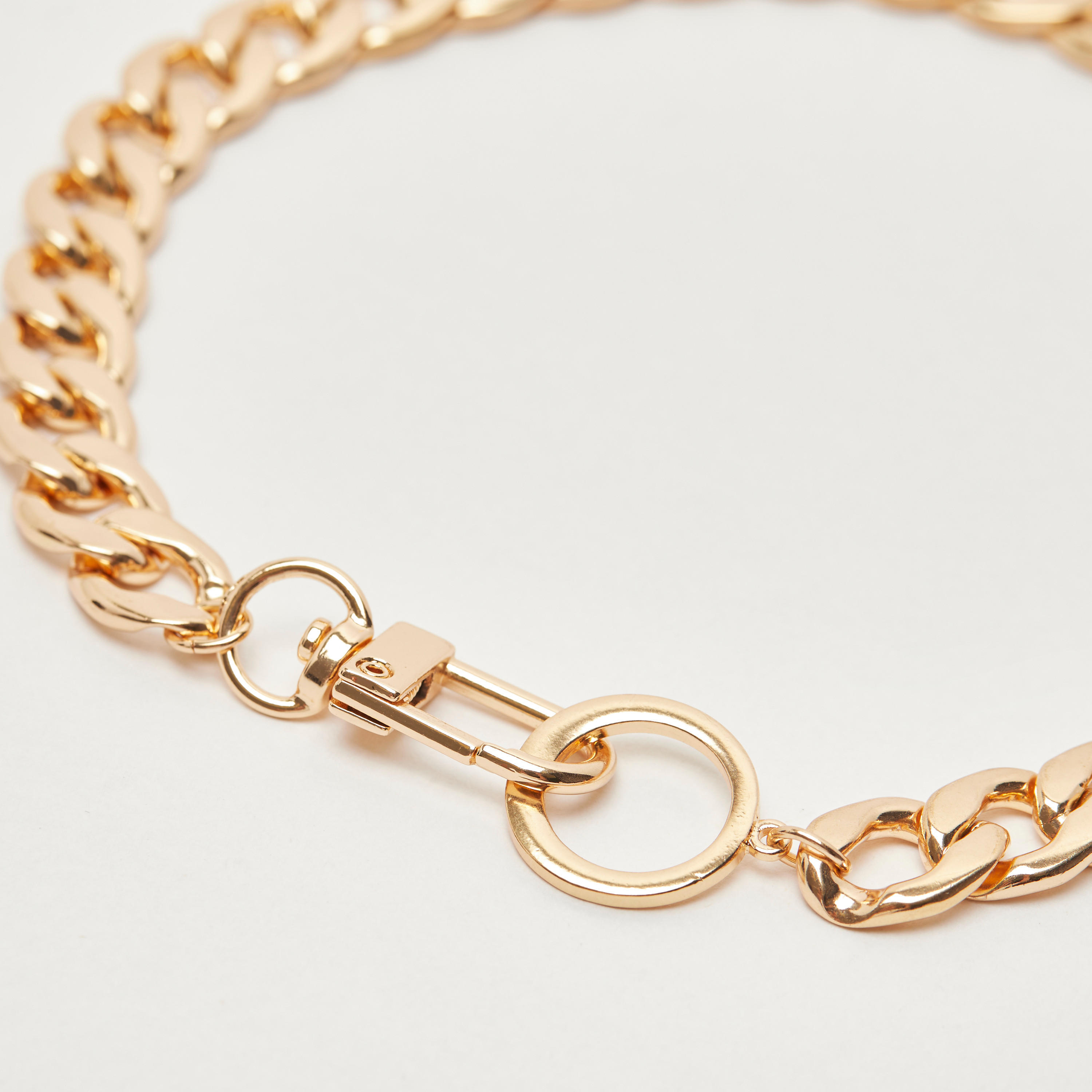 Metallic Chainlink Bracelet-women-watchesandjewellery-jewellery-banglesandbracelets-image-4