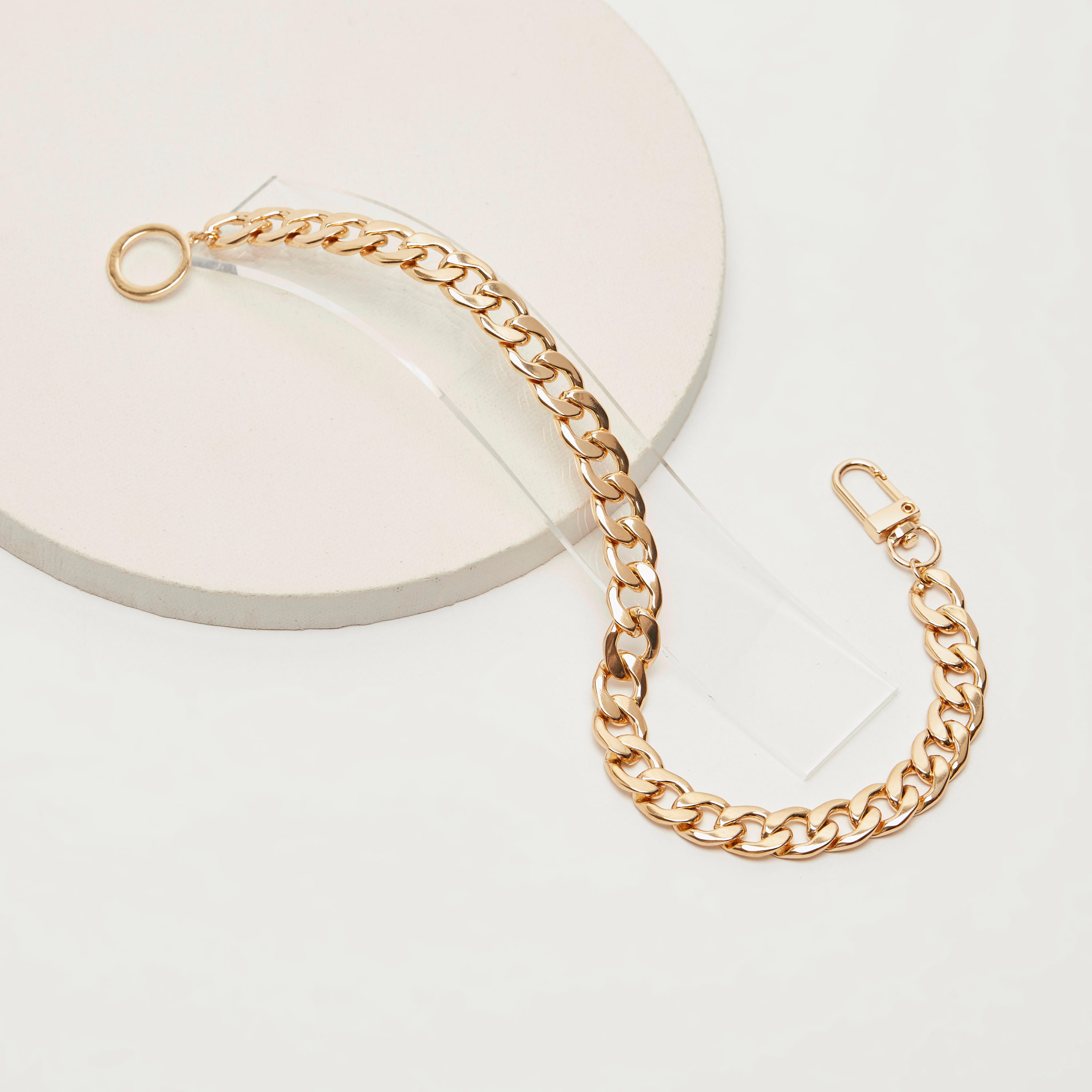 Metallic Chainlink Bracelet-women-watchesandjewellery-jewellery-banglesandbracelets-image-5
