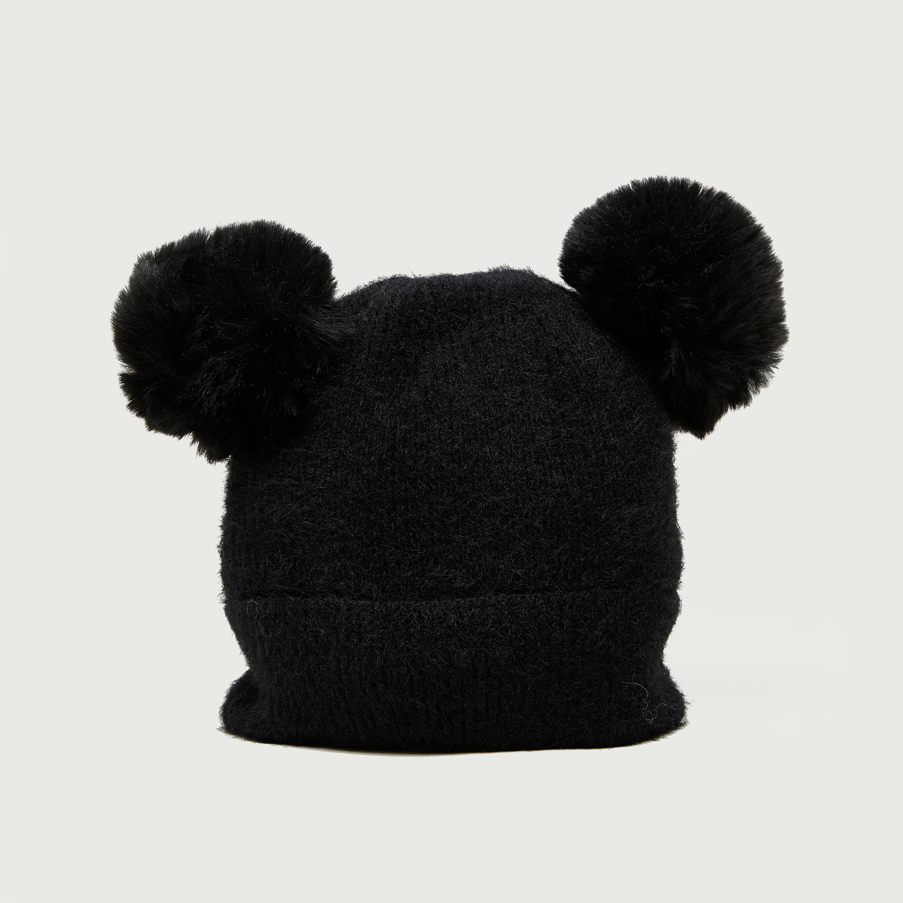 Textured Double Pom Pom Beanie Cap-women-clothingaccessories-capsandhats-image-1