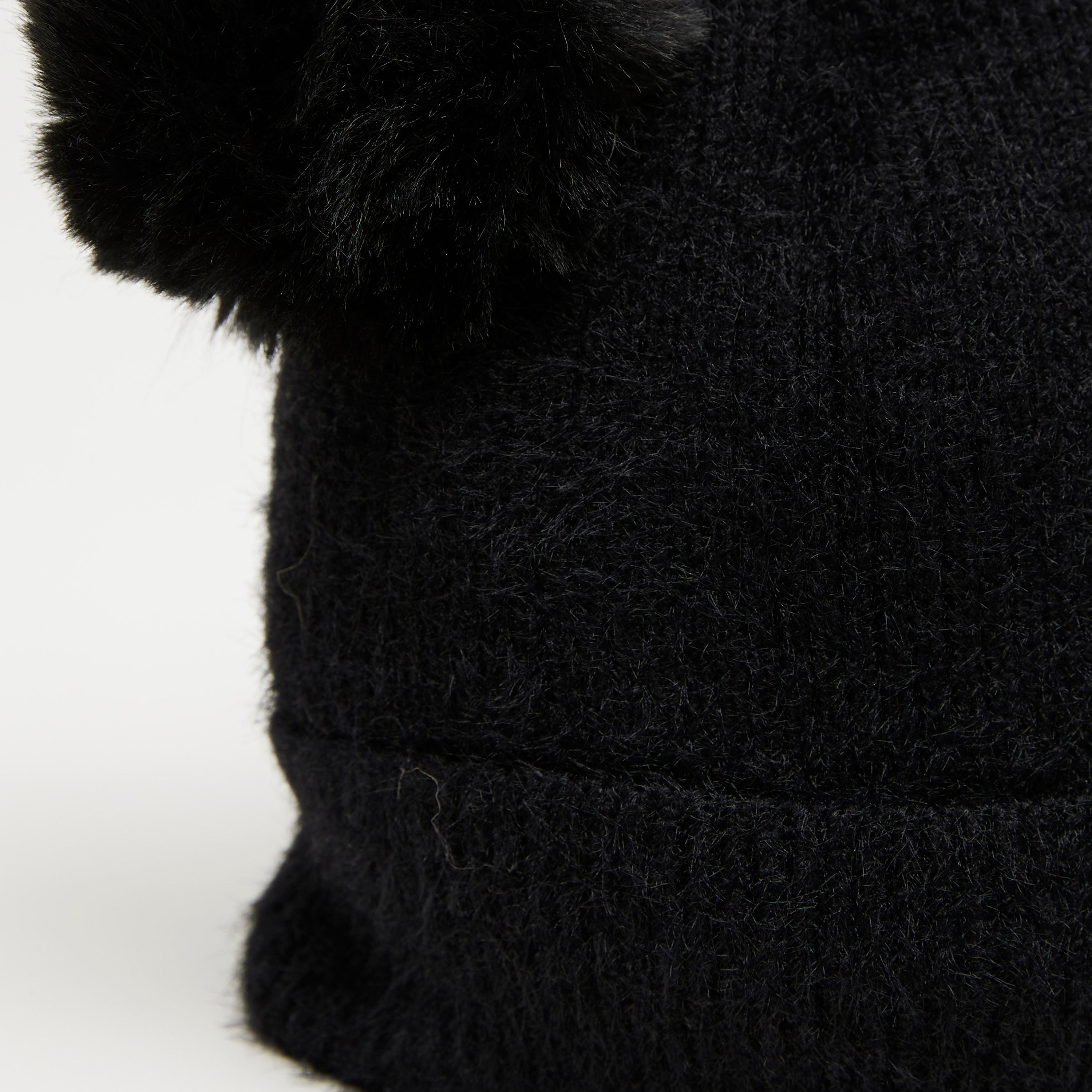 Textured Double Pom Pom Beanie Cap-women-clothingaccessories-capsandhats-image-3
