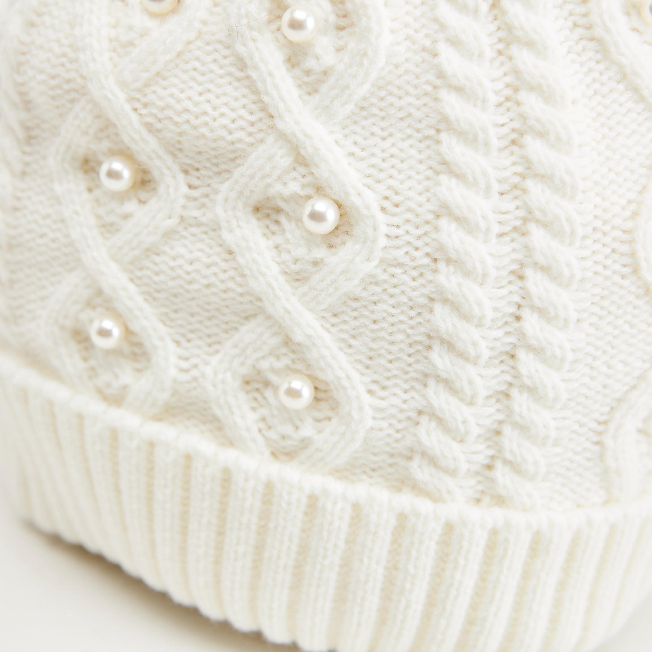 Textured Beanie Cap with Pom Pom Accent-women-clothingaccessories-capsandhats-image-3