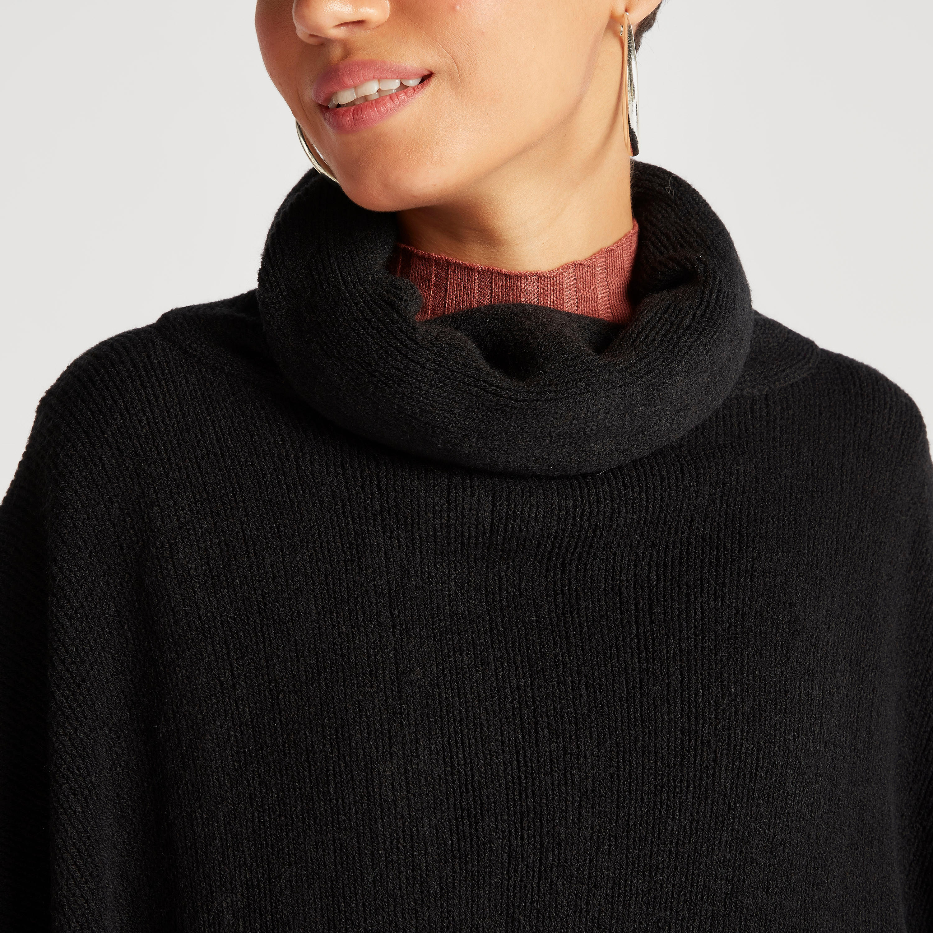 Textured Turtle Neck Cape-women-winterwear-coatsandjackets-jackets-image-3