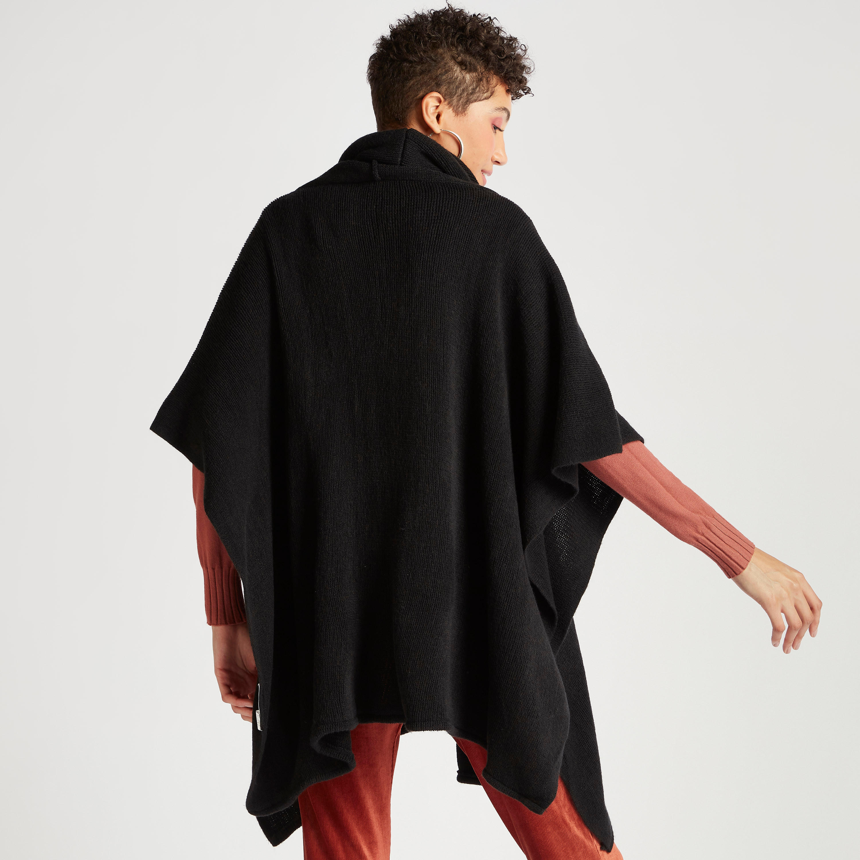 Textured Turtle Neck Cape-women-winterwear-coatsandjackets-jackets-image-4