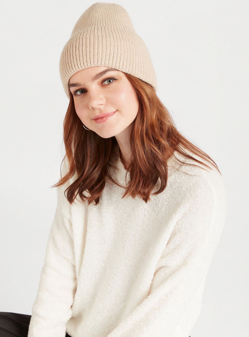 قبّعة بيني بارزة الملمس-women-clothingaccessories-capsandhats-image-4