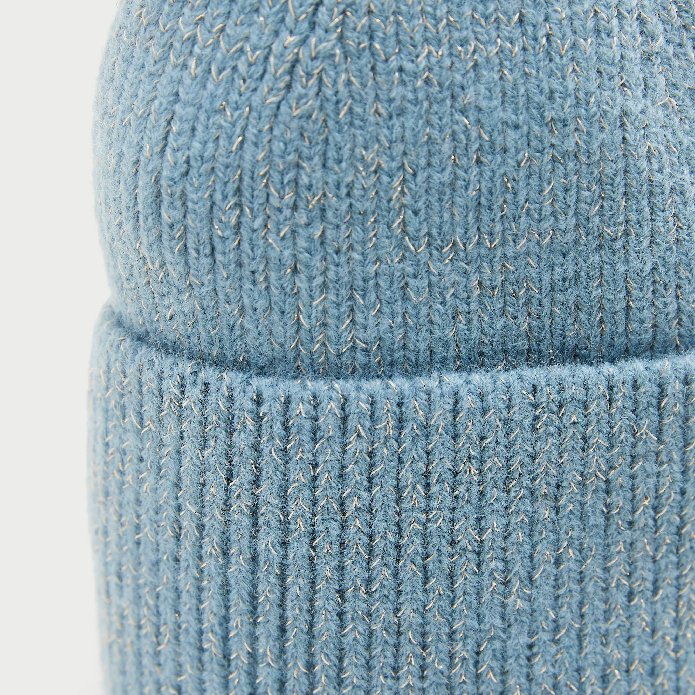 Ribbed Beanie with Cuffed Hem-women-clothingaccessories-capsandhats-image-3